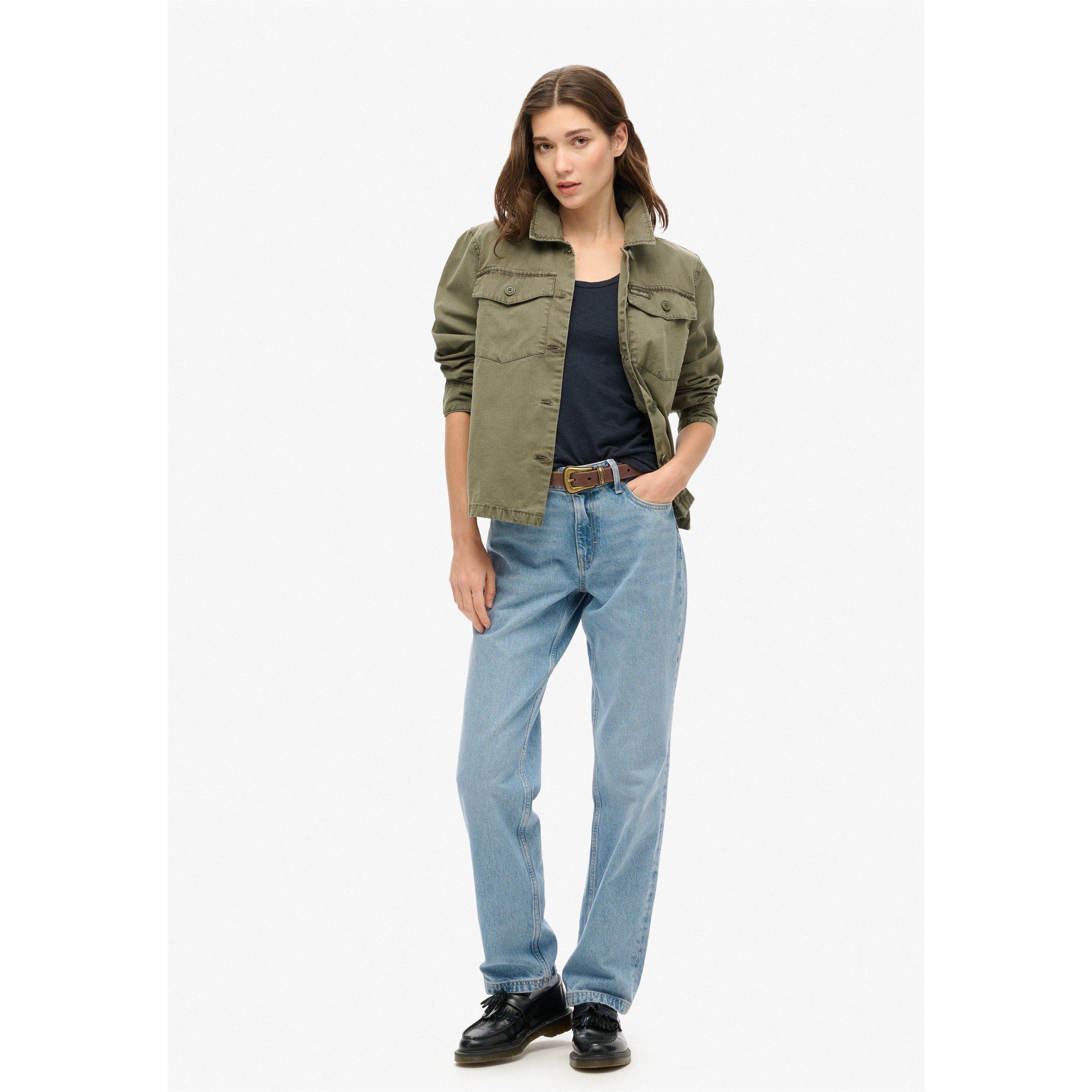 Eclipse Navy - Superdry - Women's Regular Fit Scoop Neck T-Shirt - 3