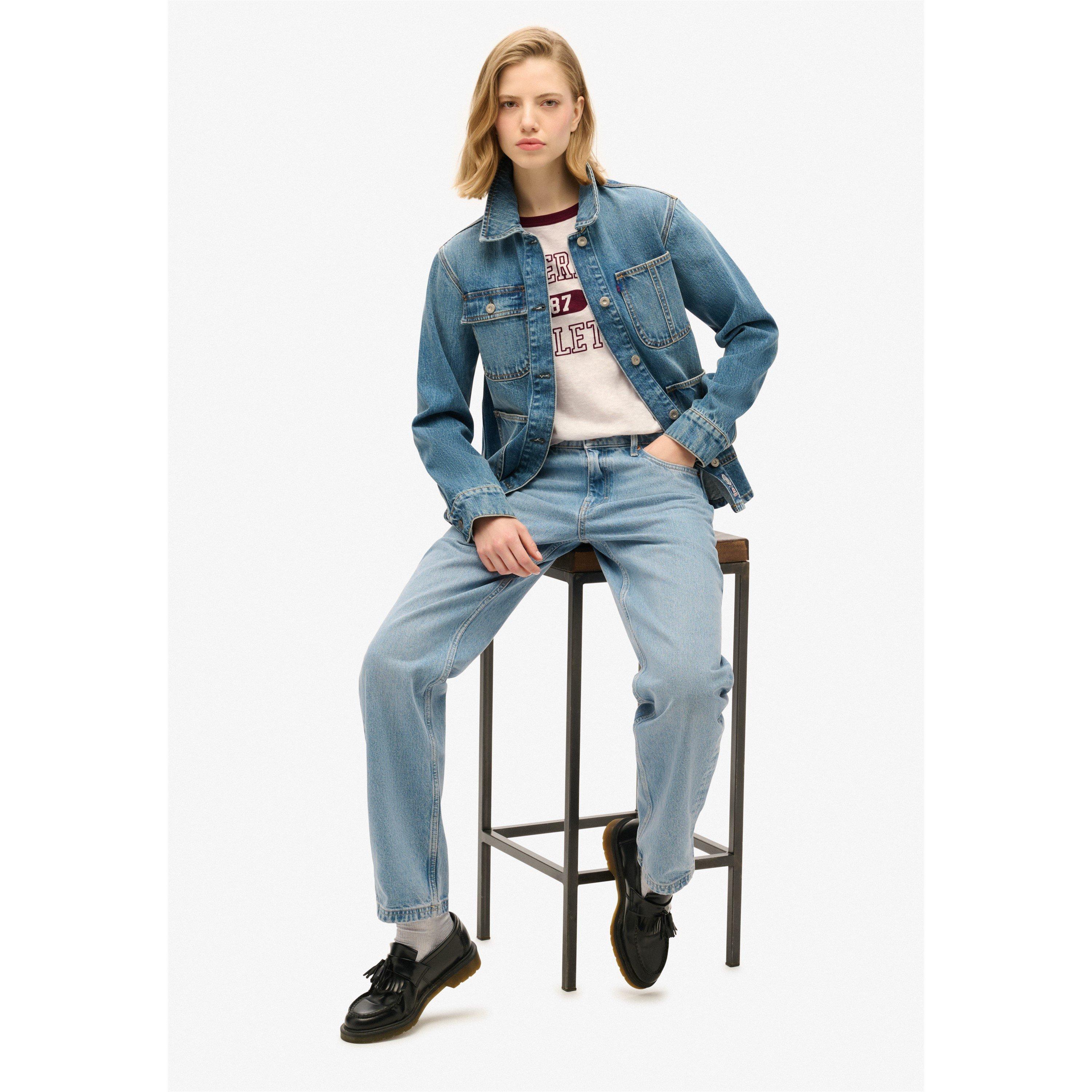 Off White - Superdry - Women's Athletic Ringer Slim Fit T-Shirt - 2