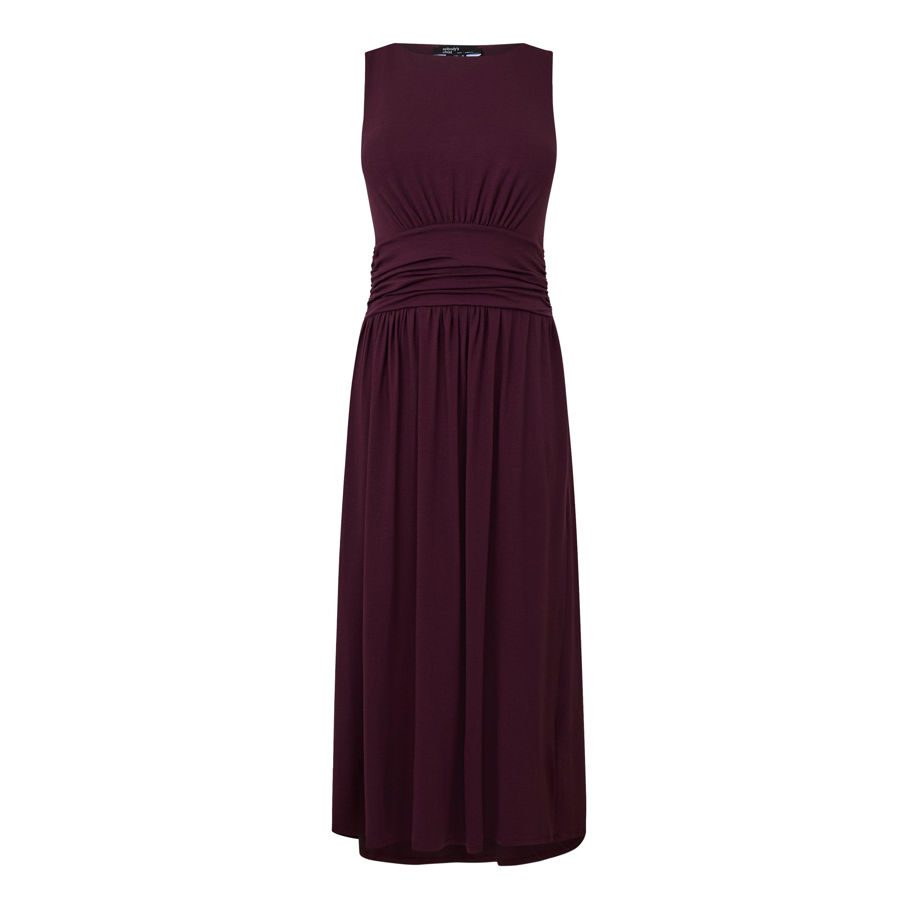 Brown - Nobodys Child - NC Ayla Midi Dress Ld64 - 1