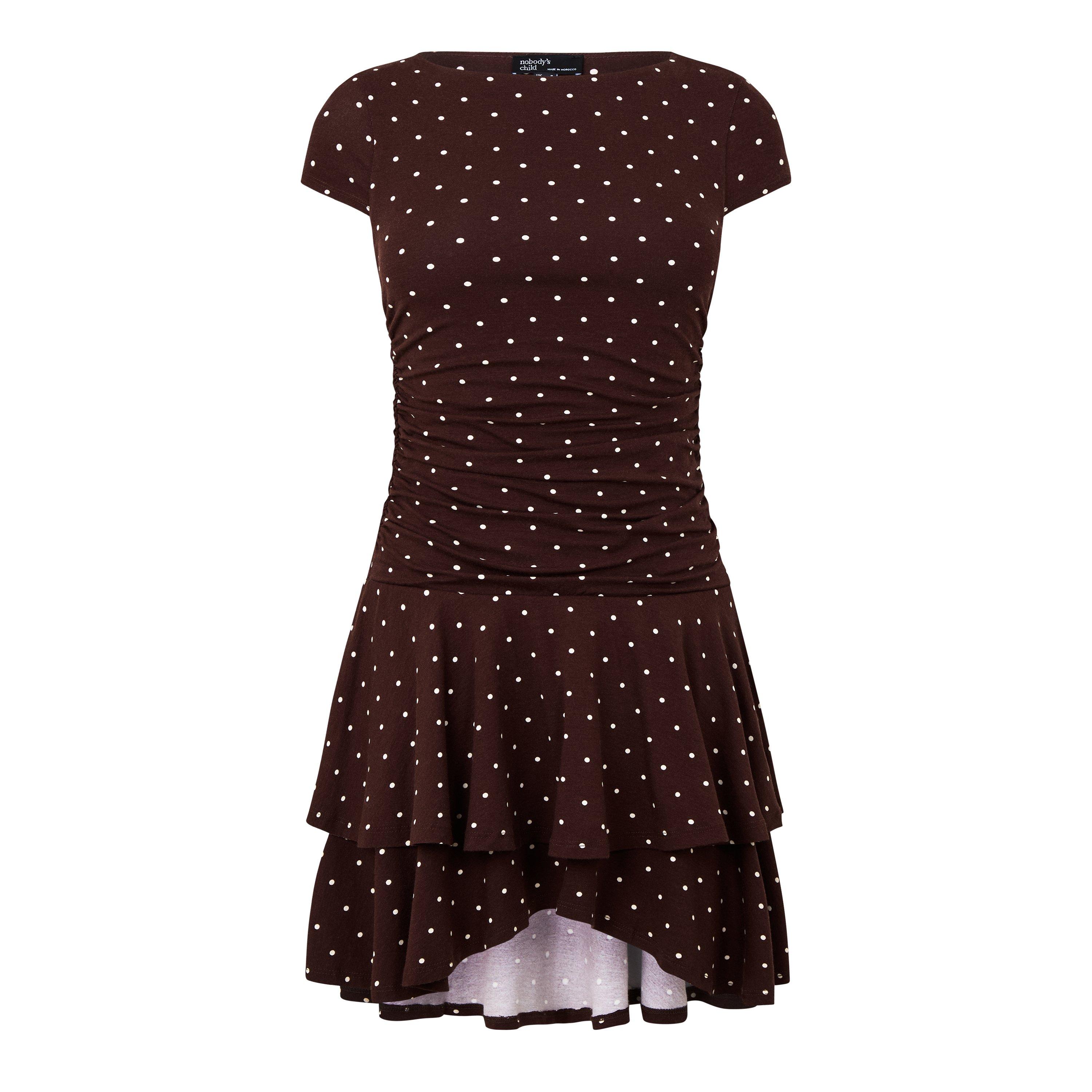 Brown - Nobodys Child - NC SS Yuki Min Dress Ld64 - 1