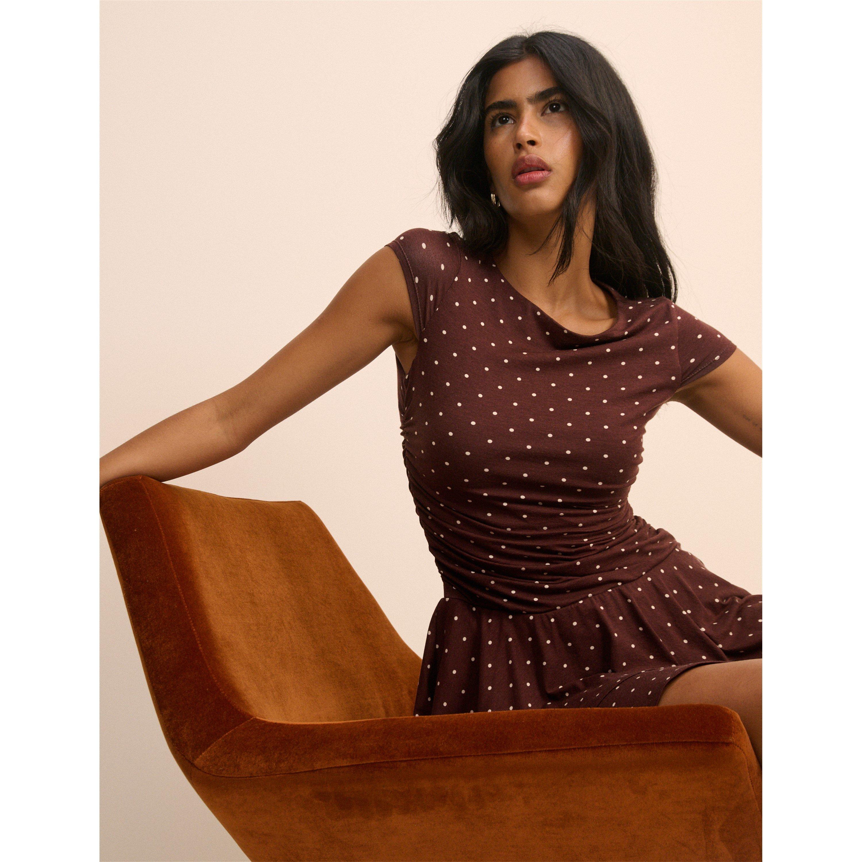 Brown - Nobodys Child - NC SS Yuki Min Dress Ld64 - 6