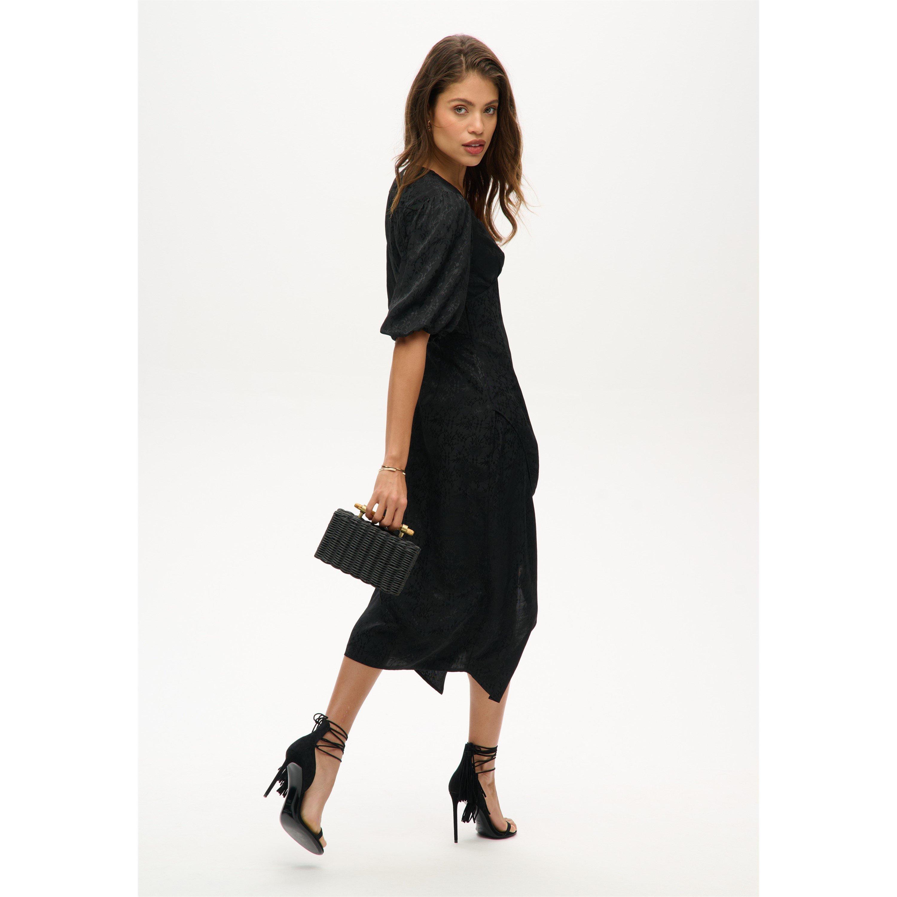 Schwarz - Superdry - Women's Short-Sleeve Midi Tea Dress - 3