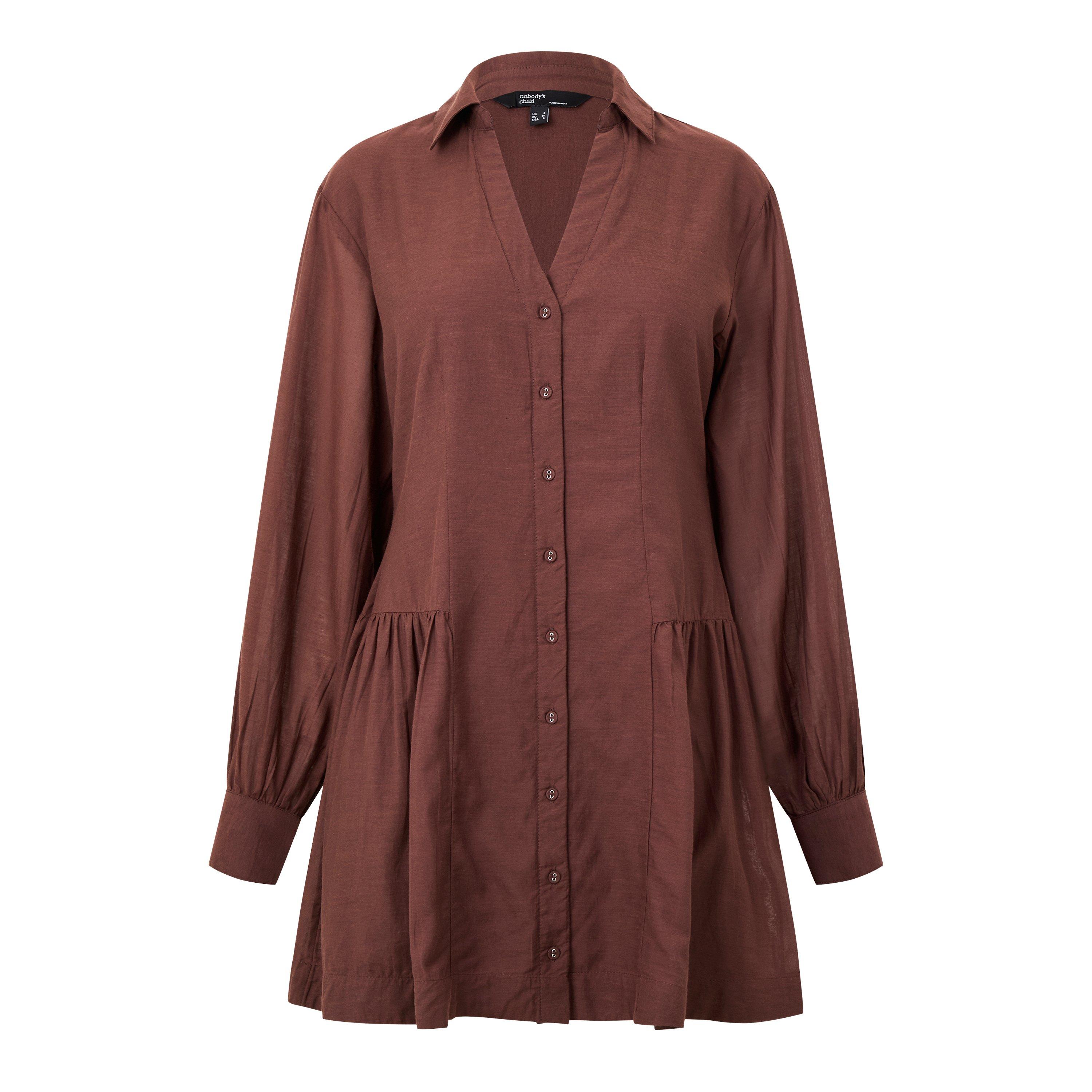 Nobodys Child NC Roen Mini Dress Ld64 - Brown - Size 12 (M)