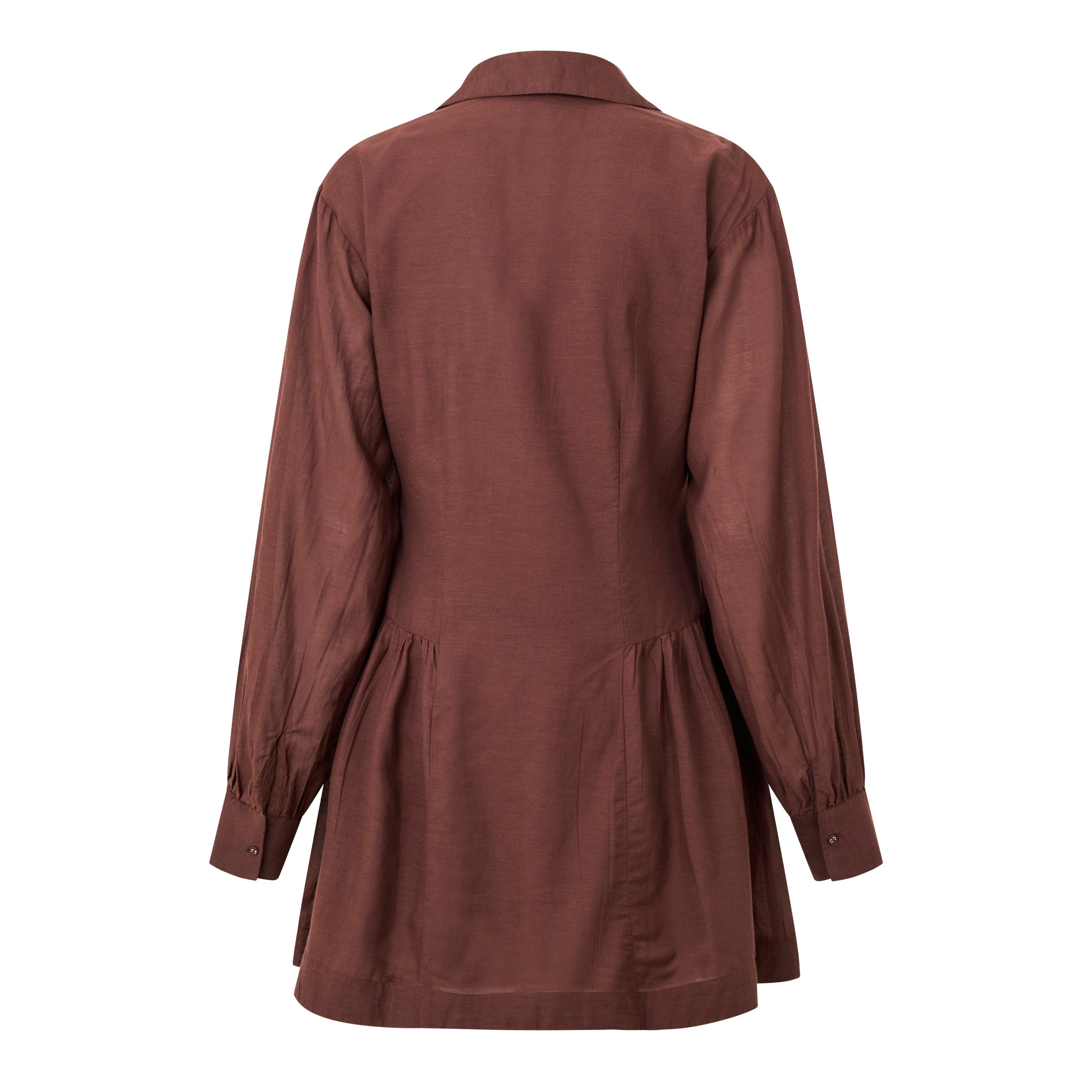 Brown - Nobodys Child - NC Roen Mini Dress Ld64 - 2