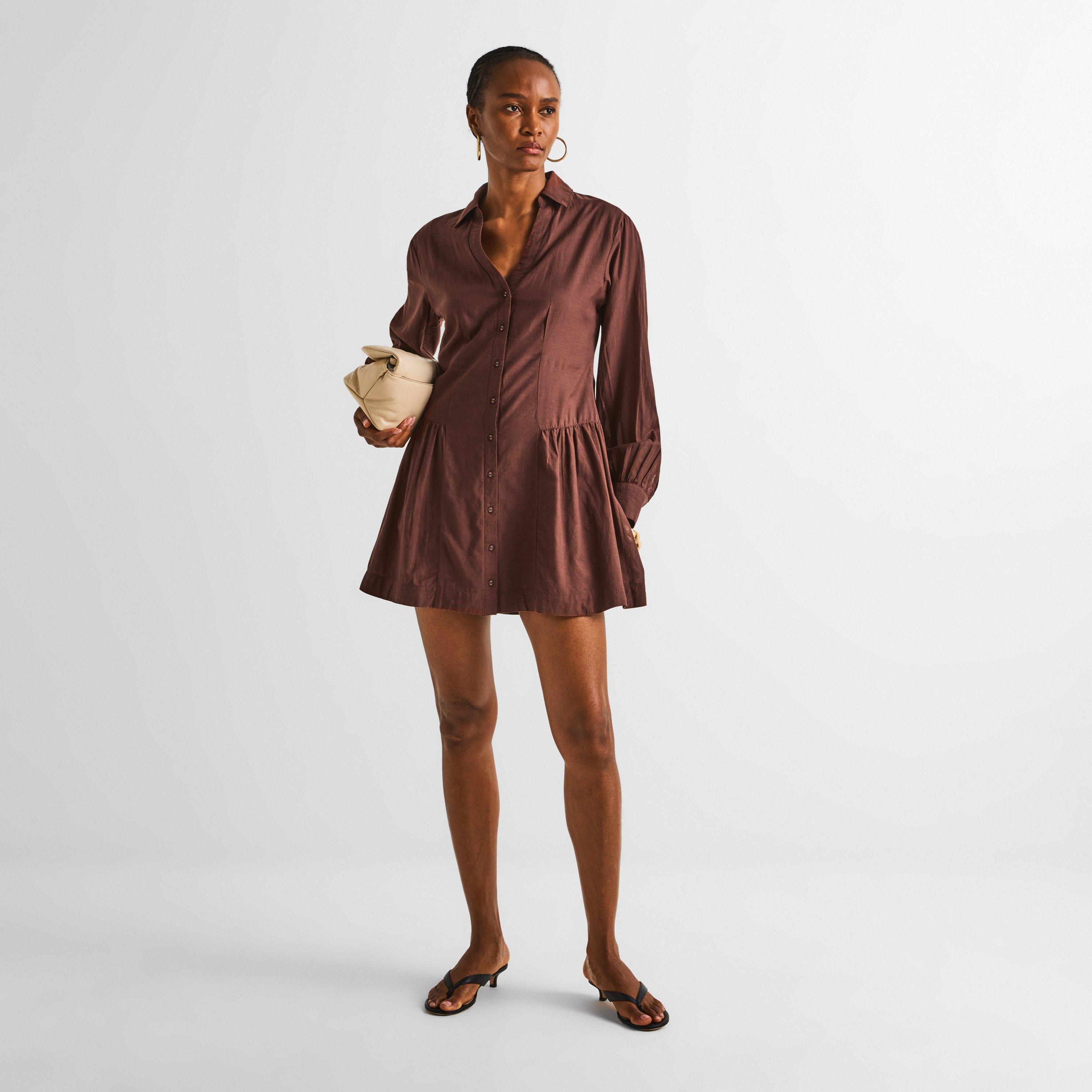 Brown - Nobodys Child - NC Roen Mini Dress Ld64 - 5
