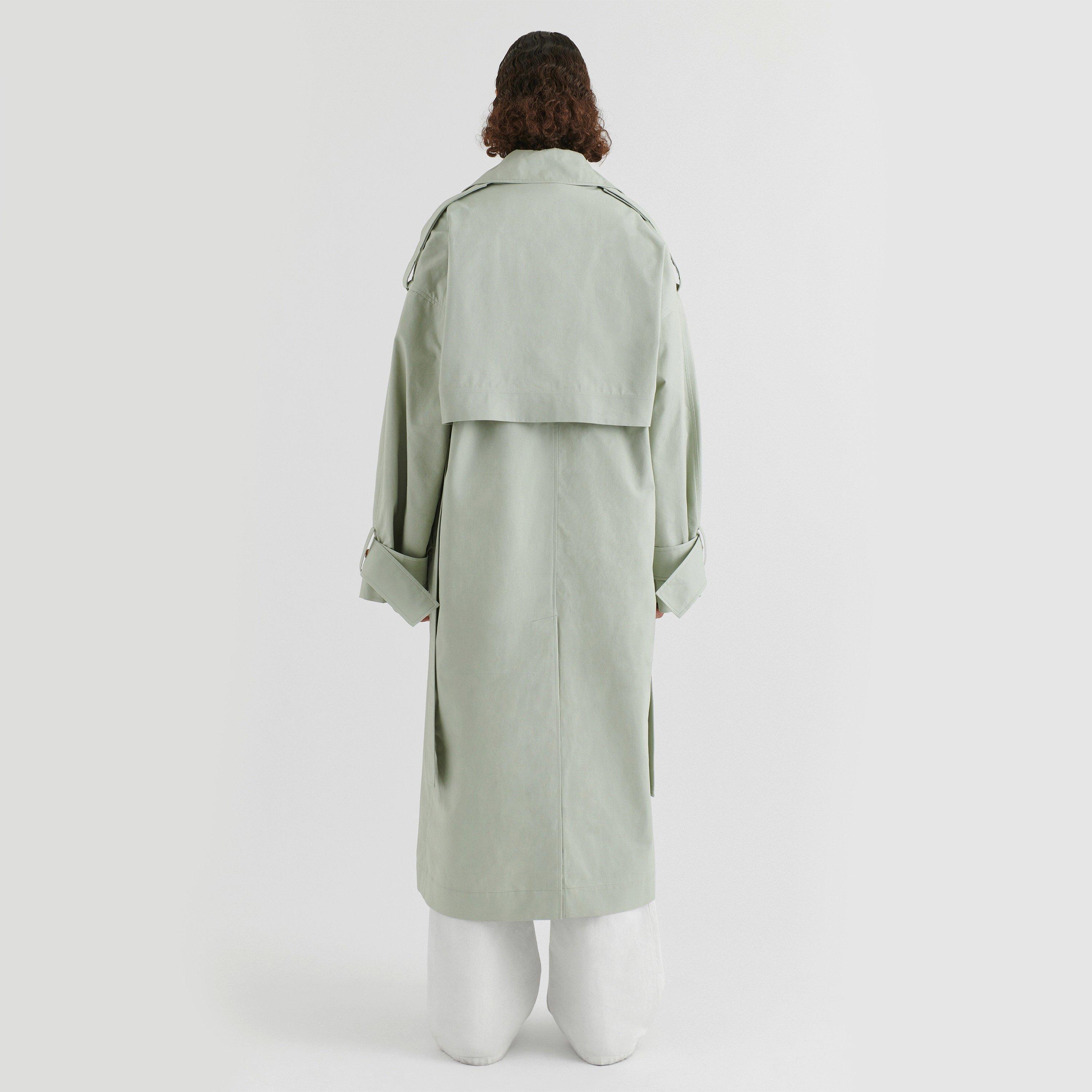 Pale Mint - Axel Arigato - Women's Atom Trench Coat - 2