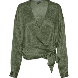 Vero Moda Women's Snakey Wrap Top