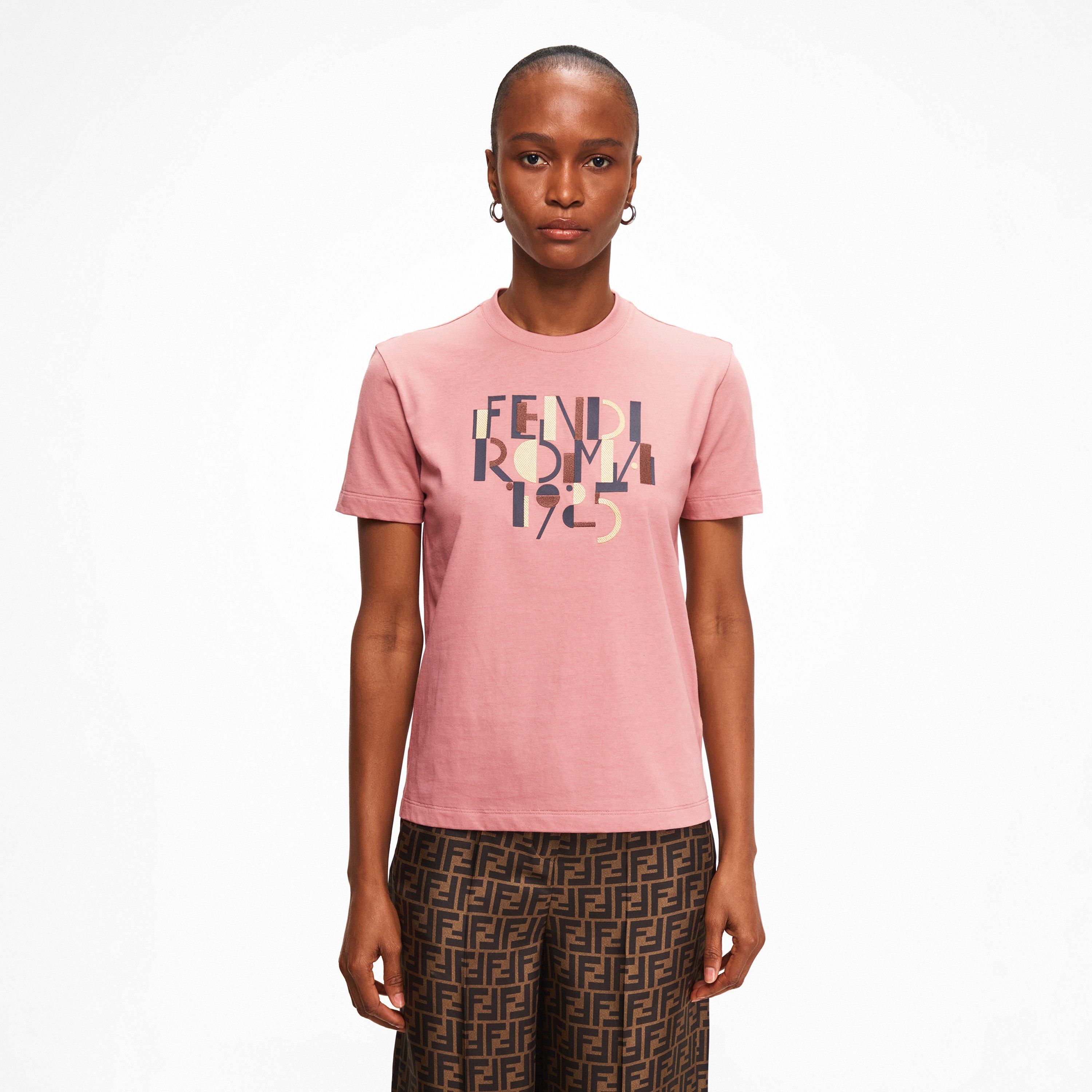 Blush - Fendi - Women's Regular Fit T-Shirt - 3