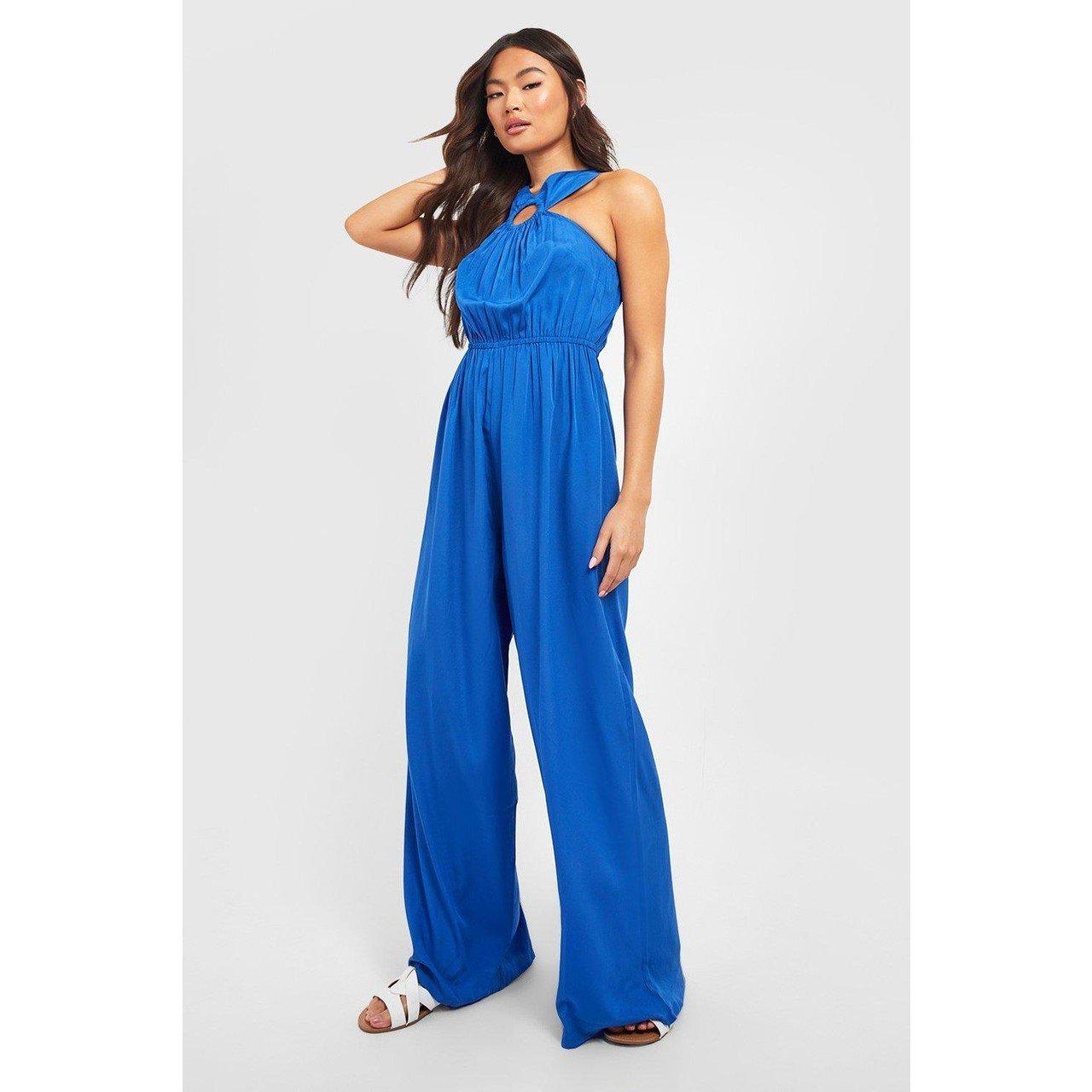Blue - Violet Romance - Women's Vrom Wide Leg Jumpsuit - 1