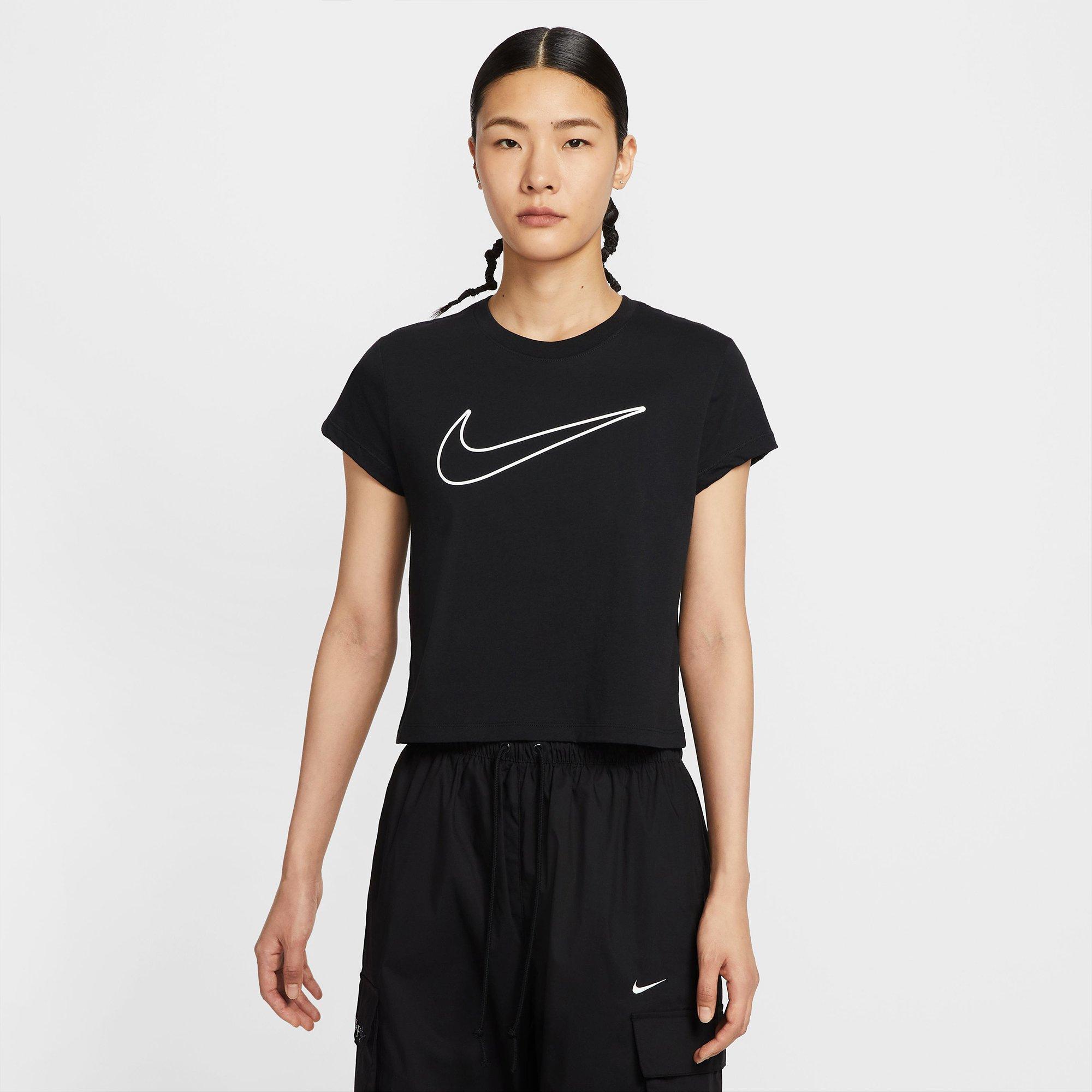 Black/White - Nike - Sportswear Womens Graphic T-Shirt - 5