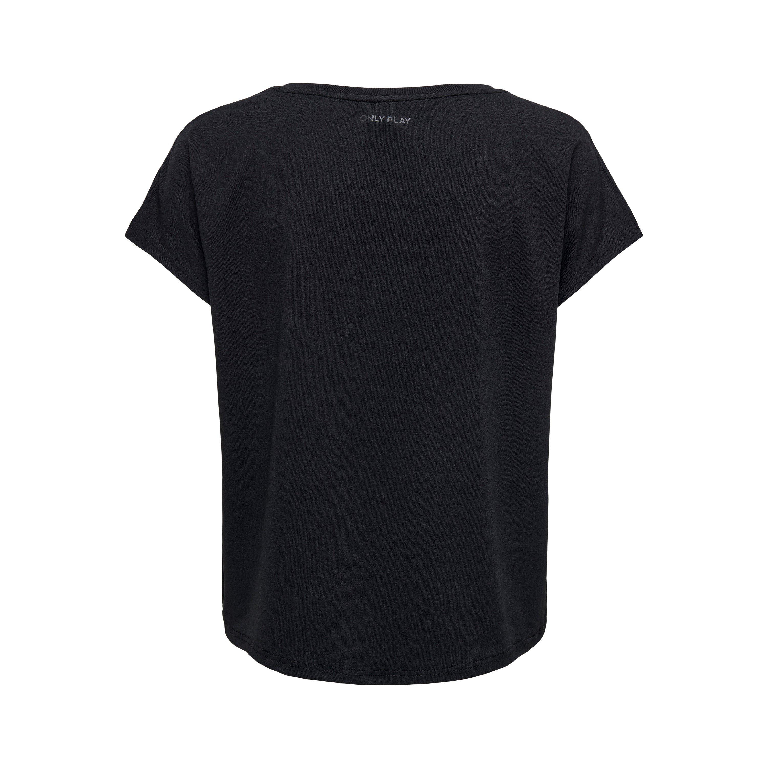 Black - Only Play - Life Short-Sleeve Loose Training T-Shirt - 3