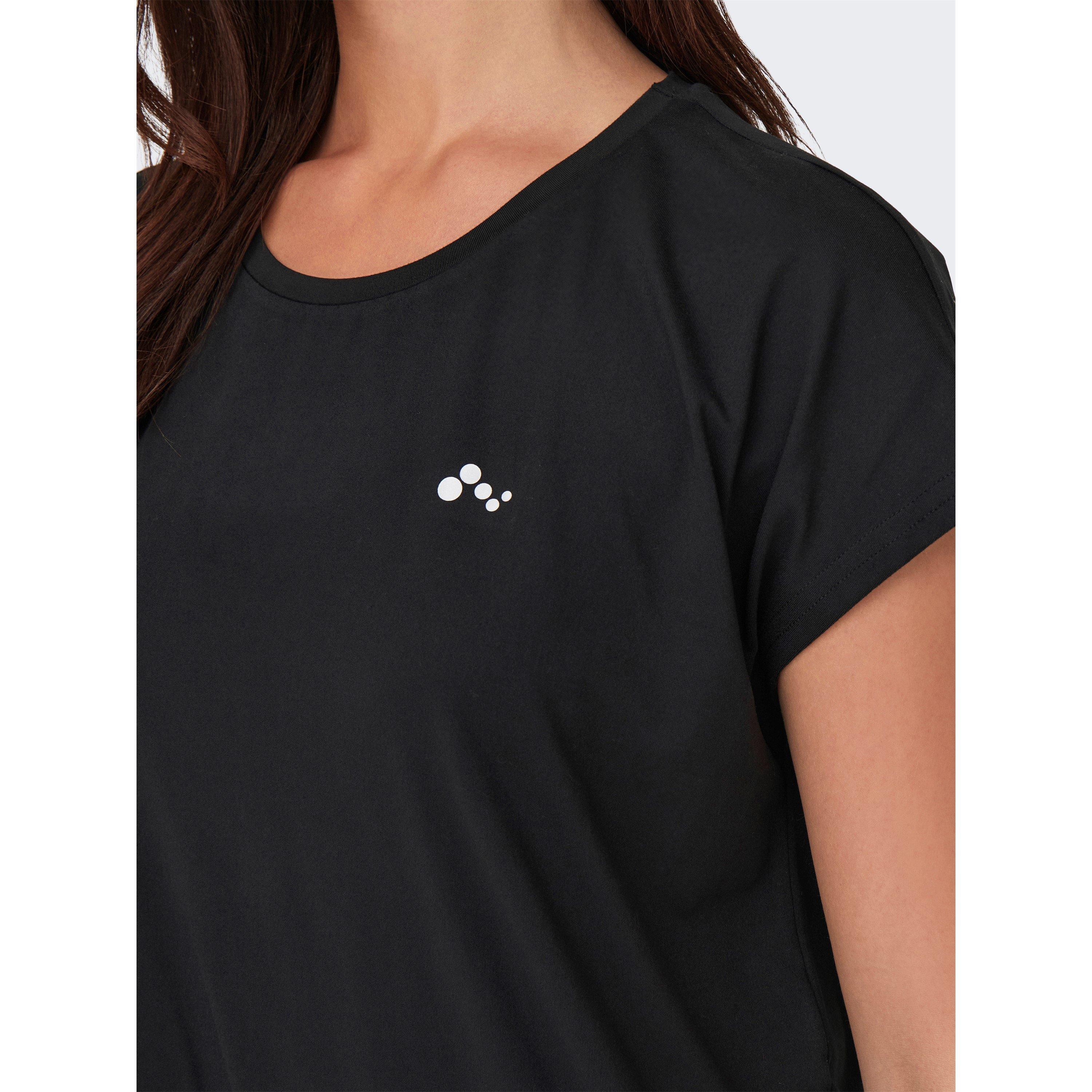 Black - Only Play - Life Short-Sleeve Loose Training T-Shirt - 5