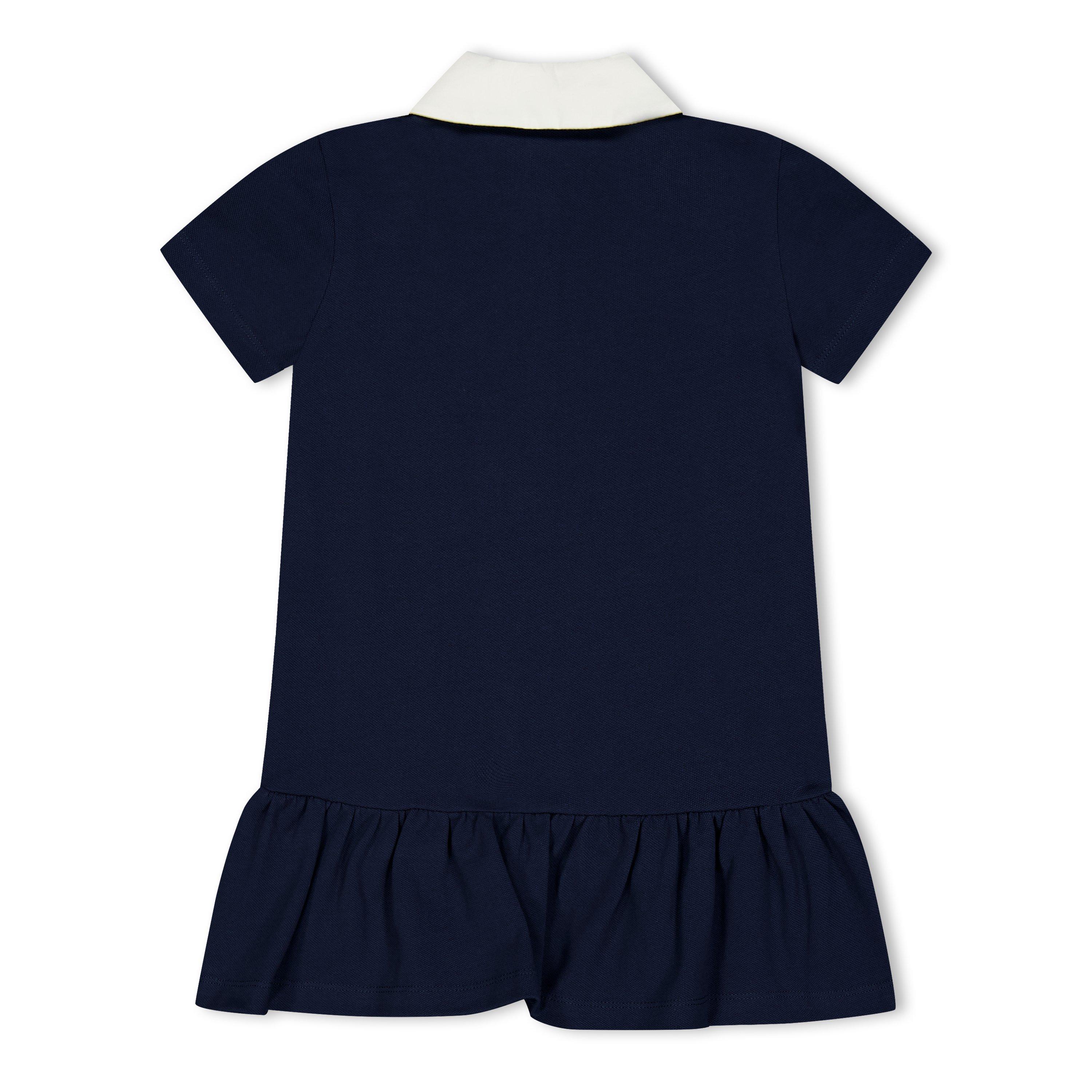 Navy 617BC - Balmain - Balmain Polo Dress Jn61 - 2