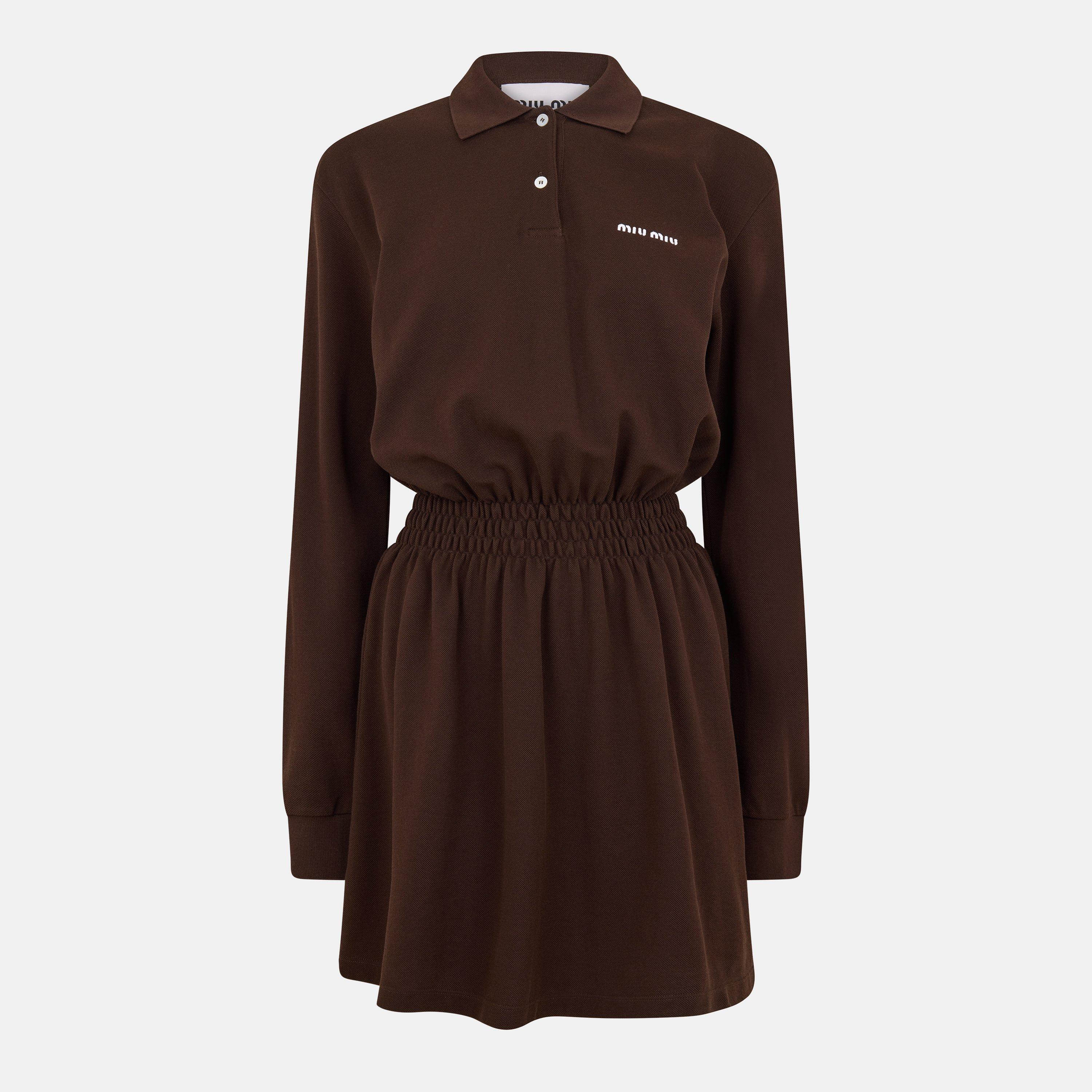 Cacao - Miu Miu - Women's Mini Dress - 1