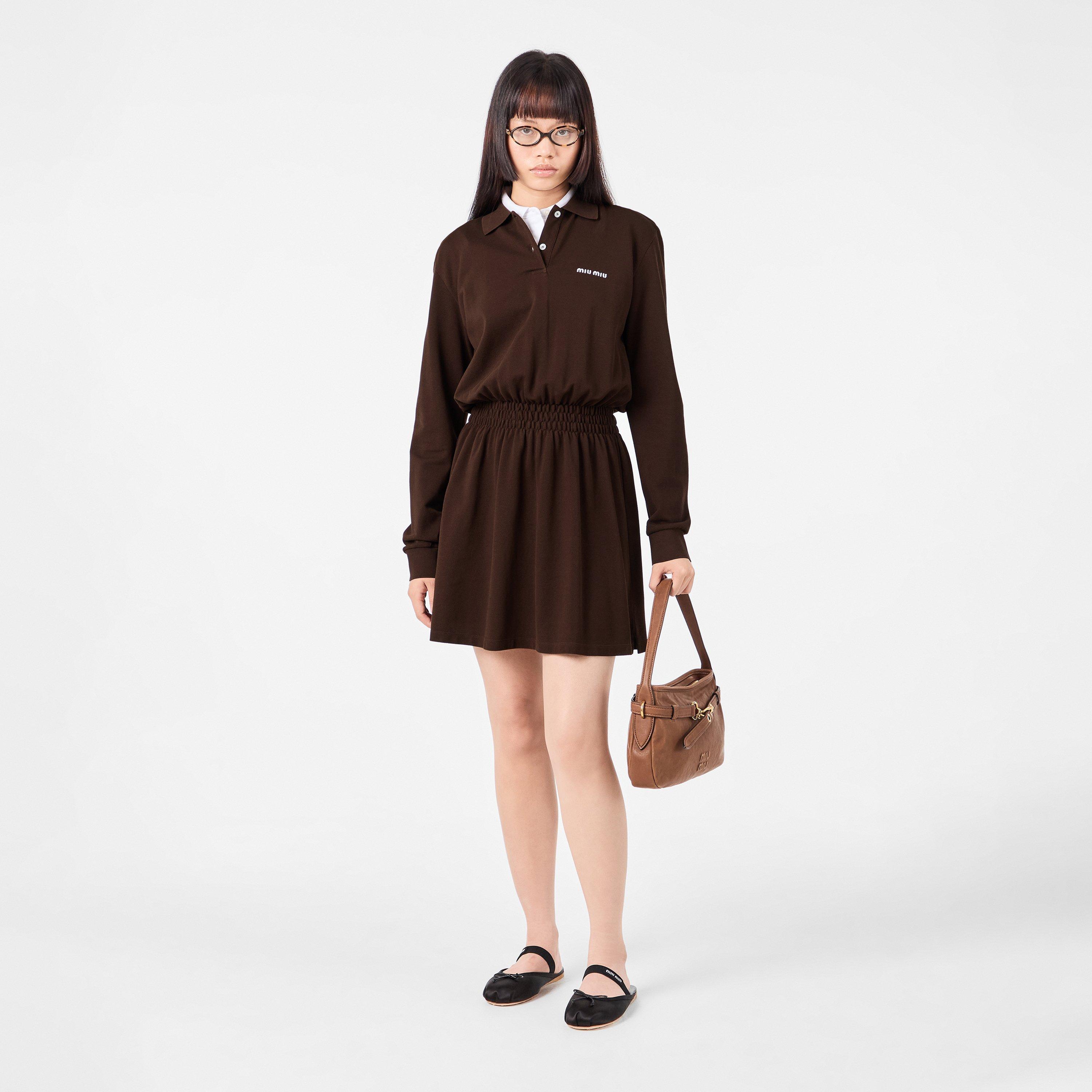 Cacao - Miu Miu - Women's Mini Dress - 6