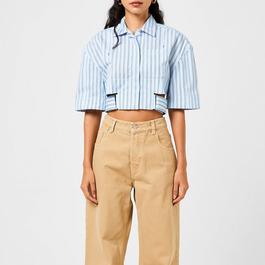 Jacquemus La Courte Bari Belted Shirt