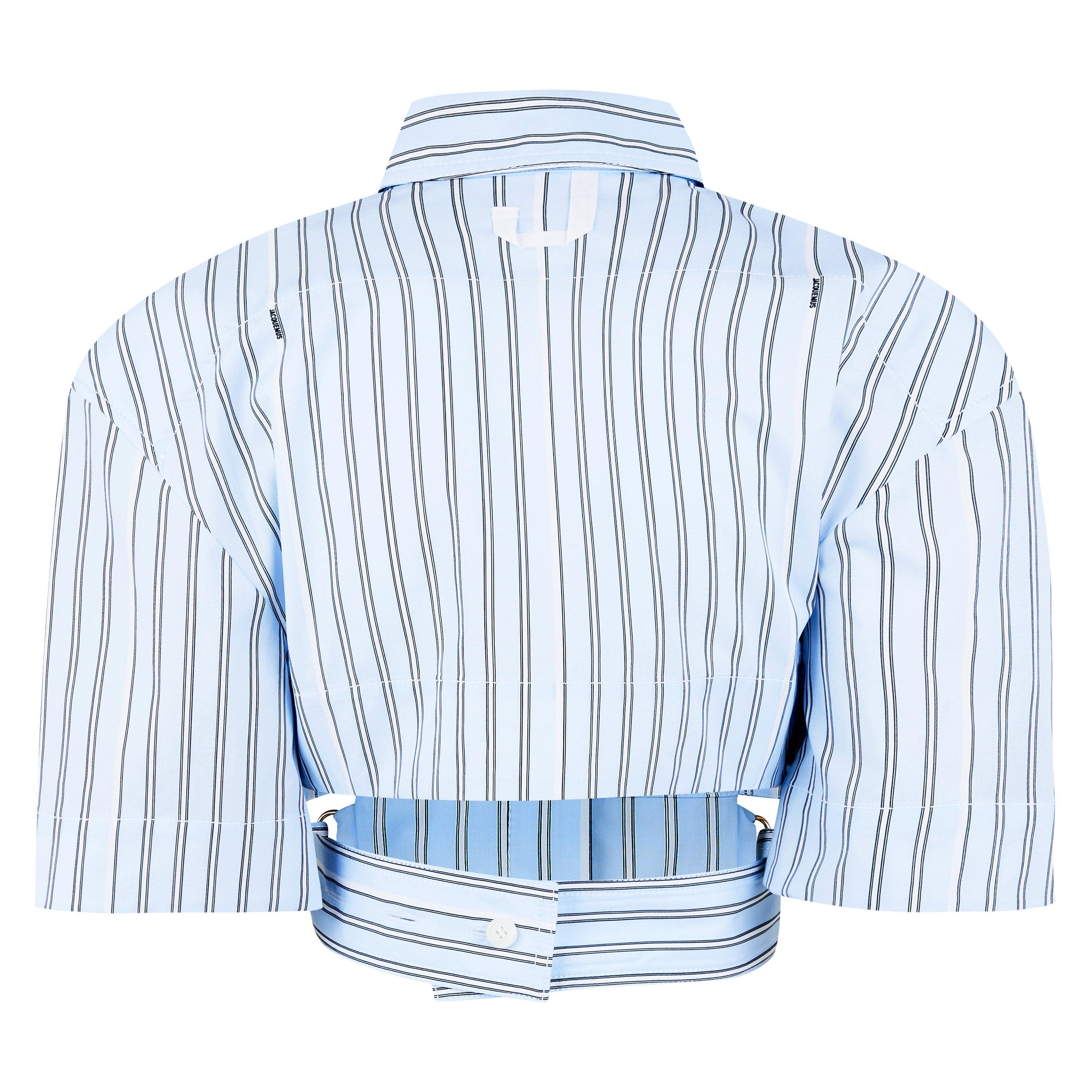 Jacquemus | La Courte Bari Belted Shirt | Plain Shirt - Short