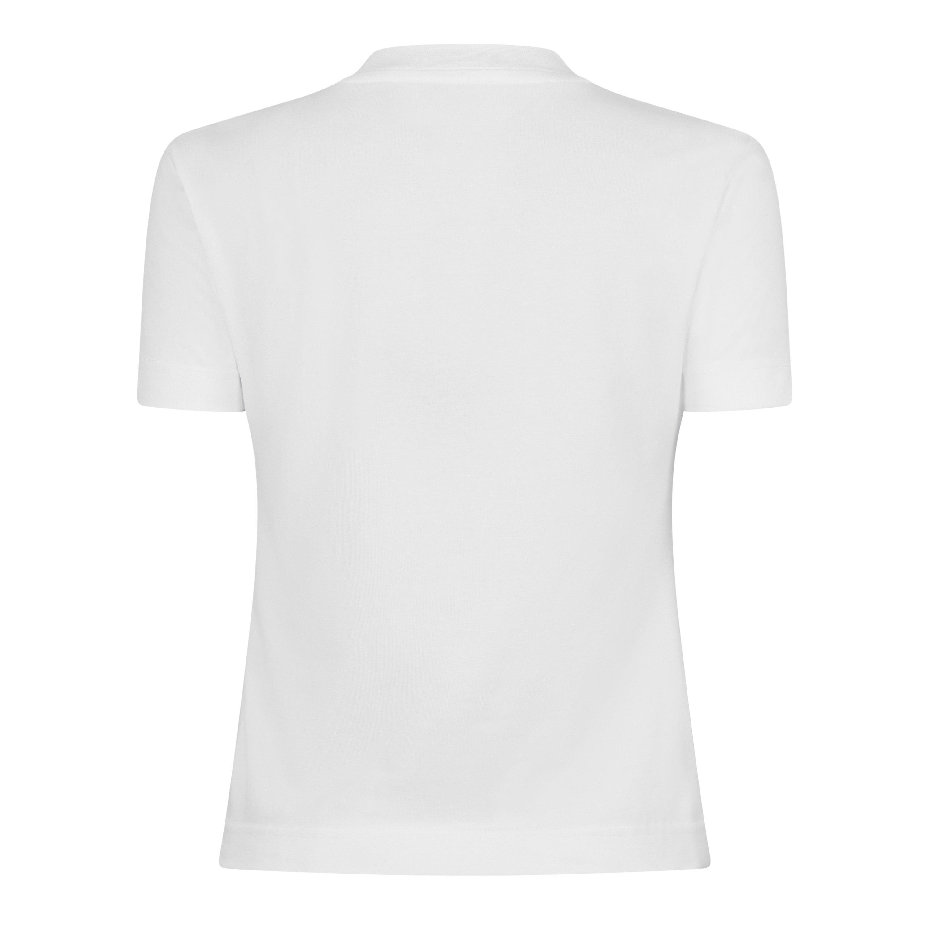 White - Jacquemus - Women's Logo Cotton Le T-Shirt Gros Grain - 8
