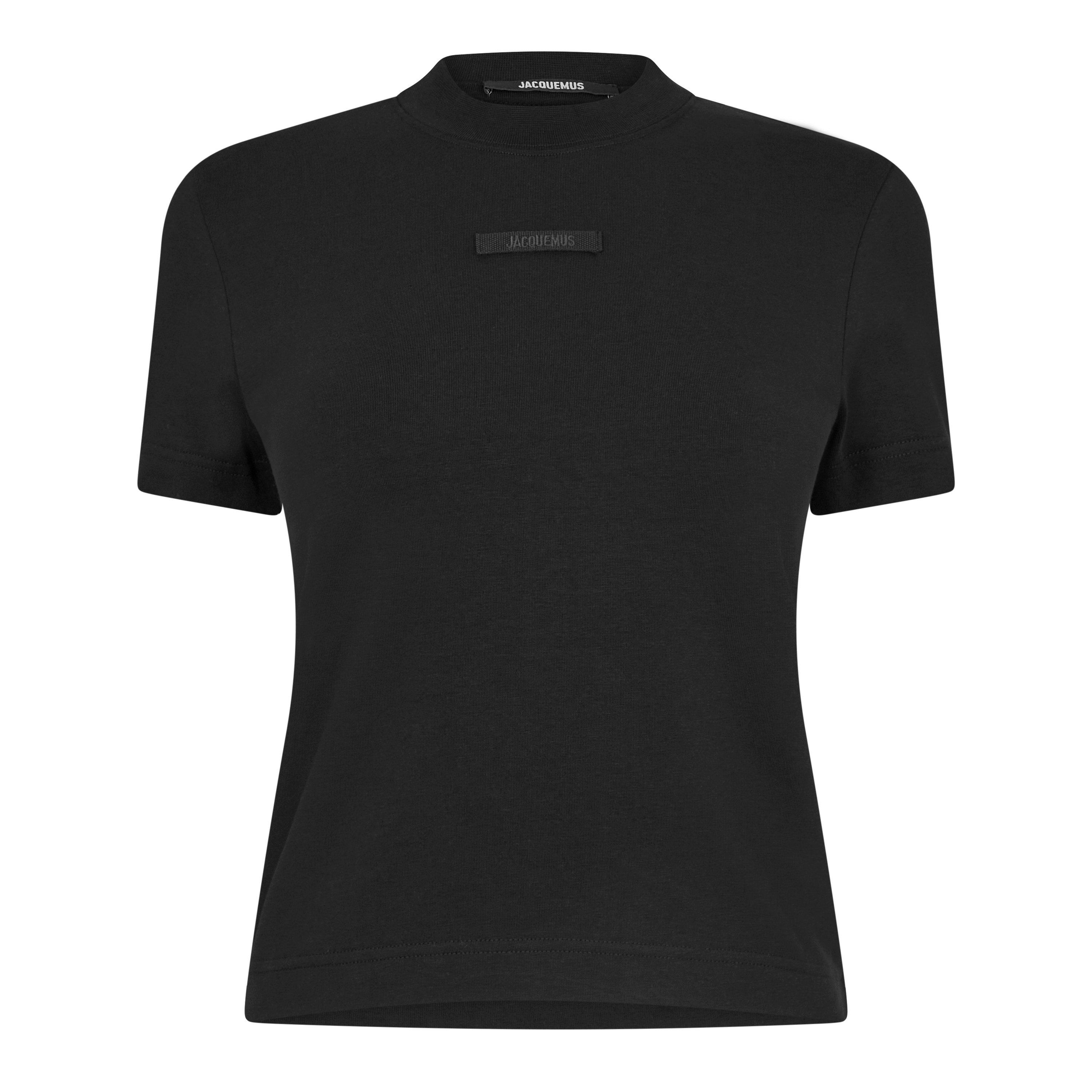 Black - Jacquemus - Women's Logo Cotton Le T-Shirt Gros Grain - 7