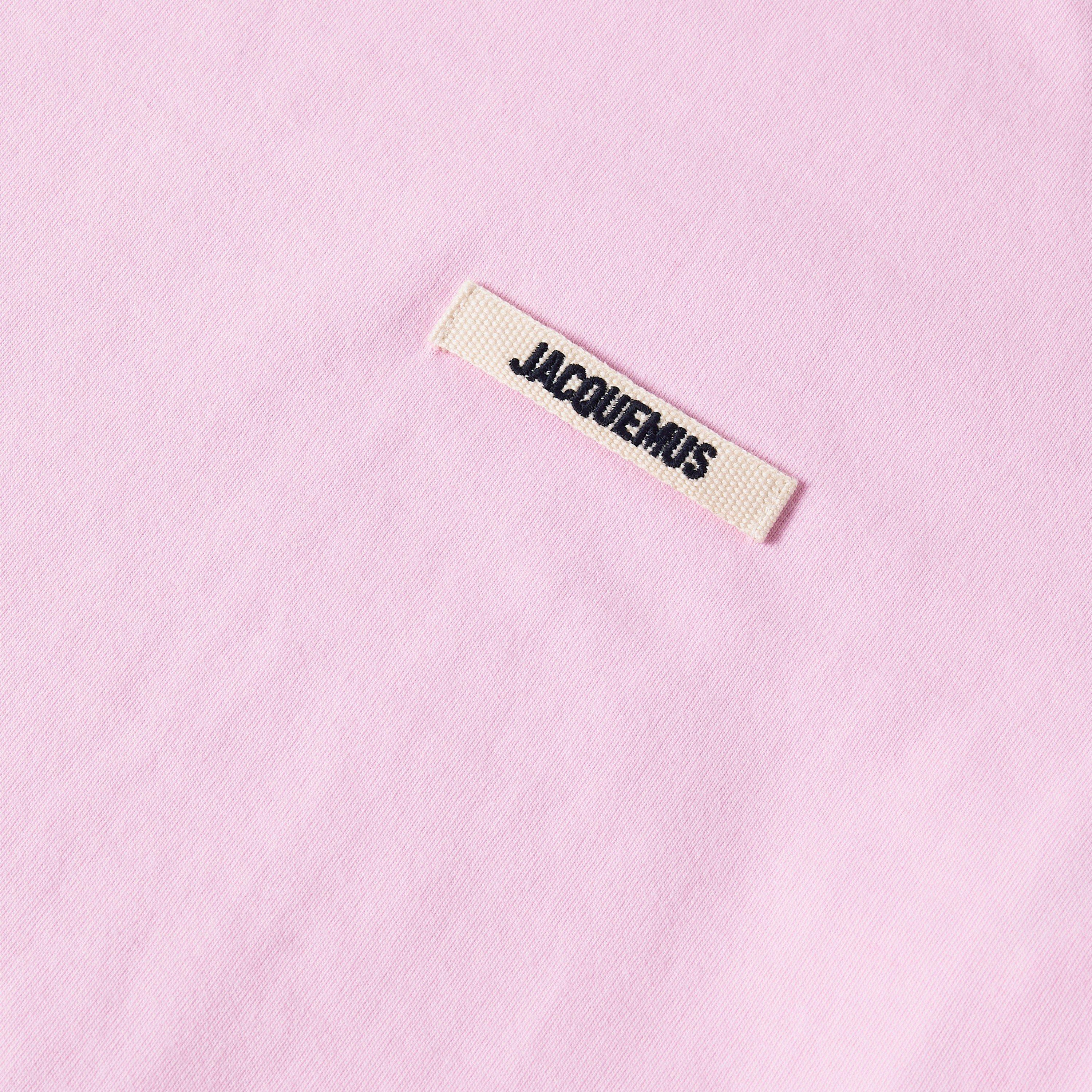 Pink - Jacquemus - Women's Logo Cotton Le T-Shirt Gros Grain - 5