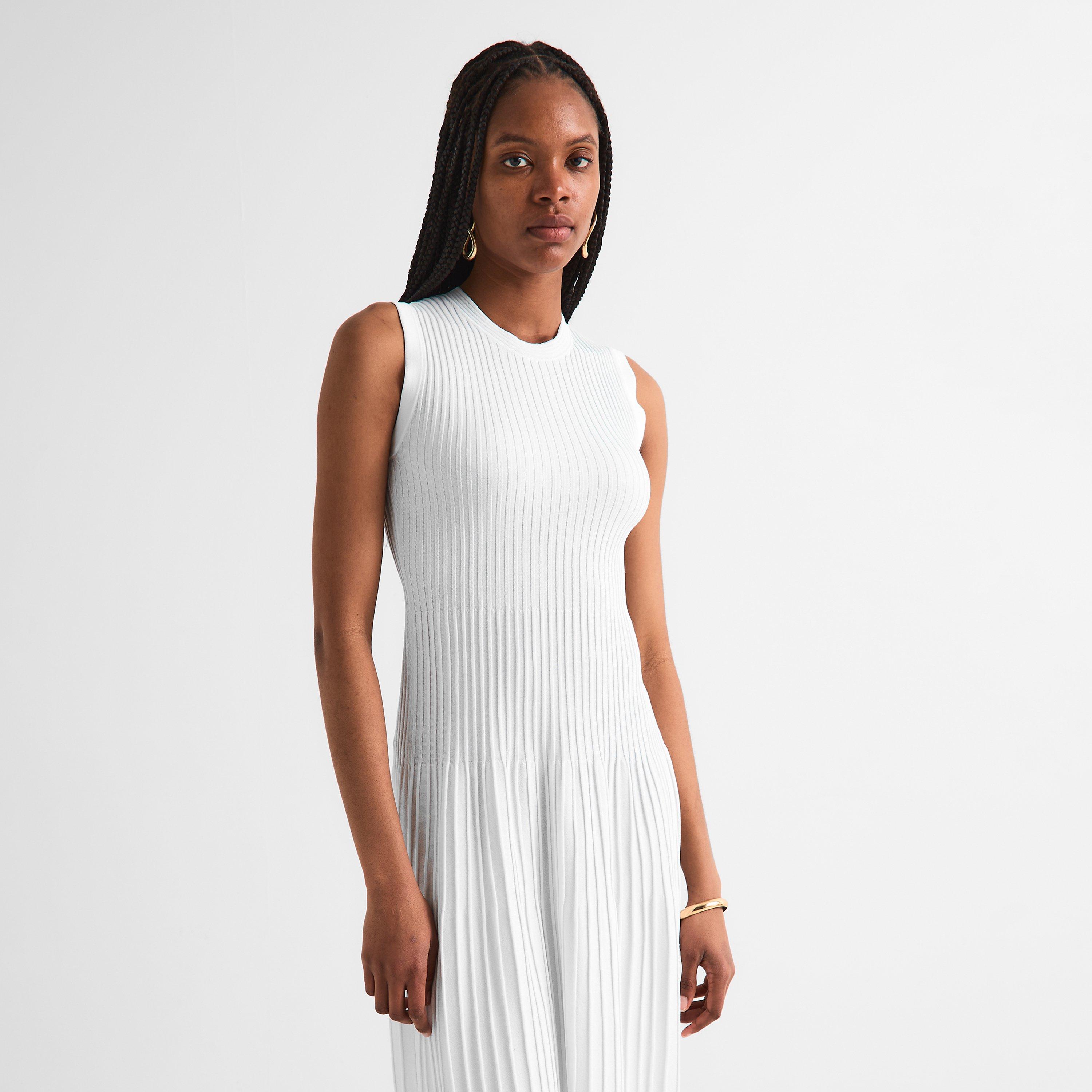 White - Max Mara - Max Knitted Dress Ld61 - 3