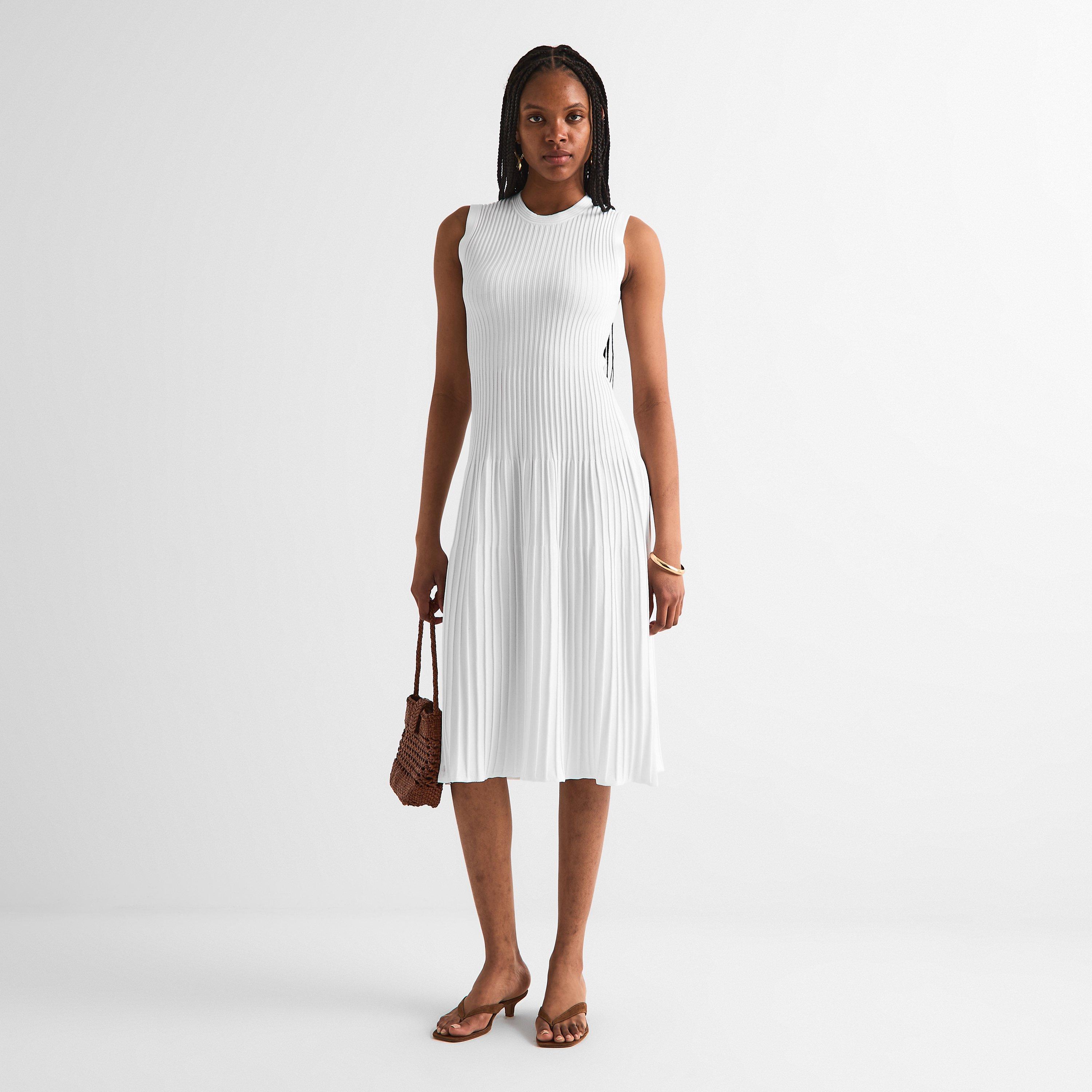 White - Max Mara - Max Knitted Dress Ld61 - 6