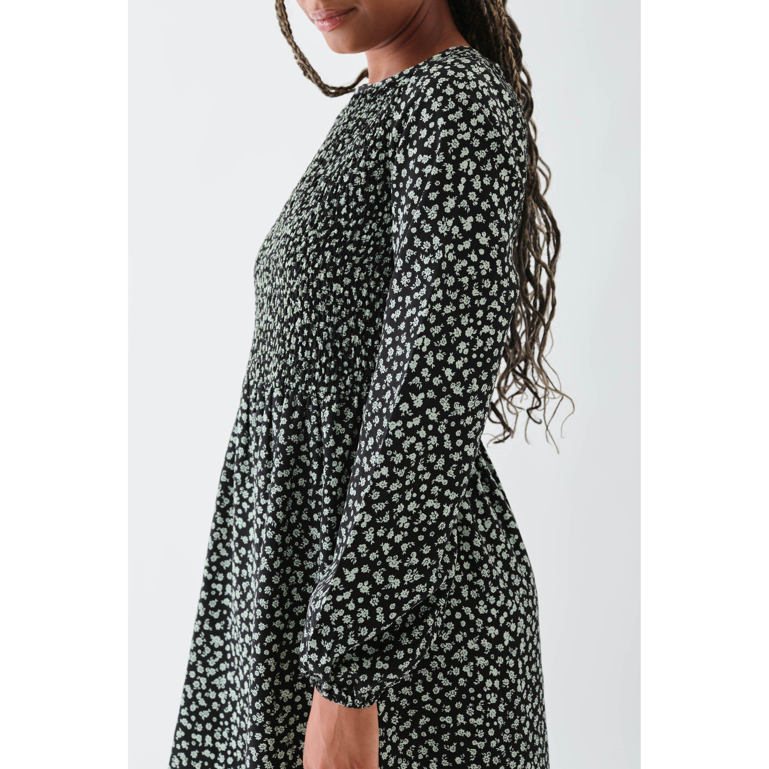 Black - Daisy Street - Women's Smock Dress - 3