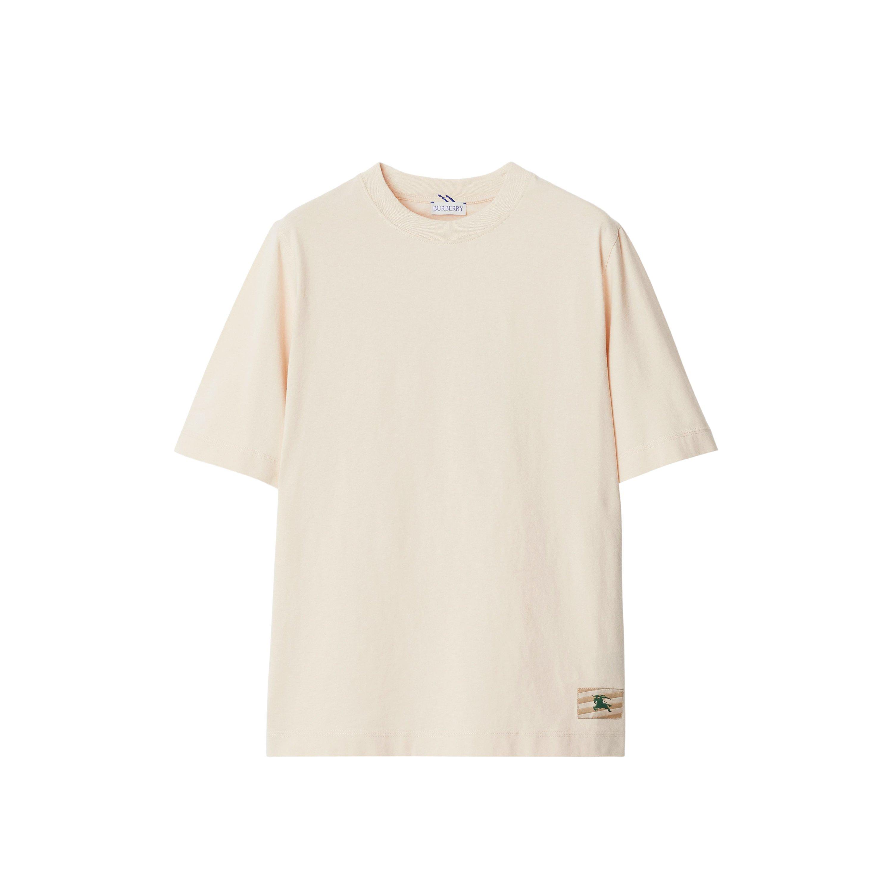 Burberry Women's Equestrian Knight Patch T-Shirt - Soap - 12 (M)