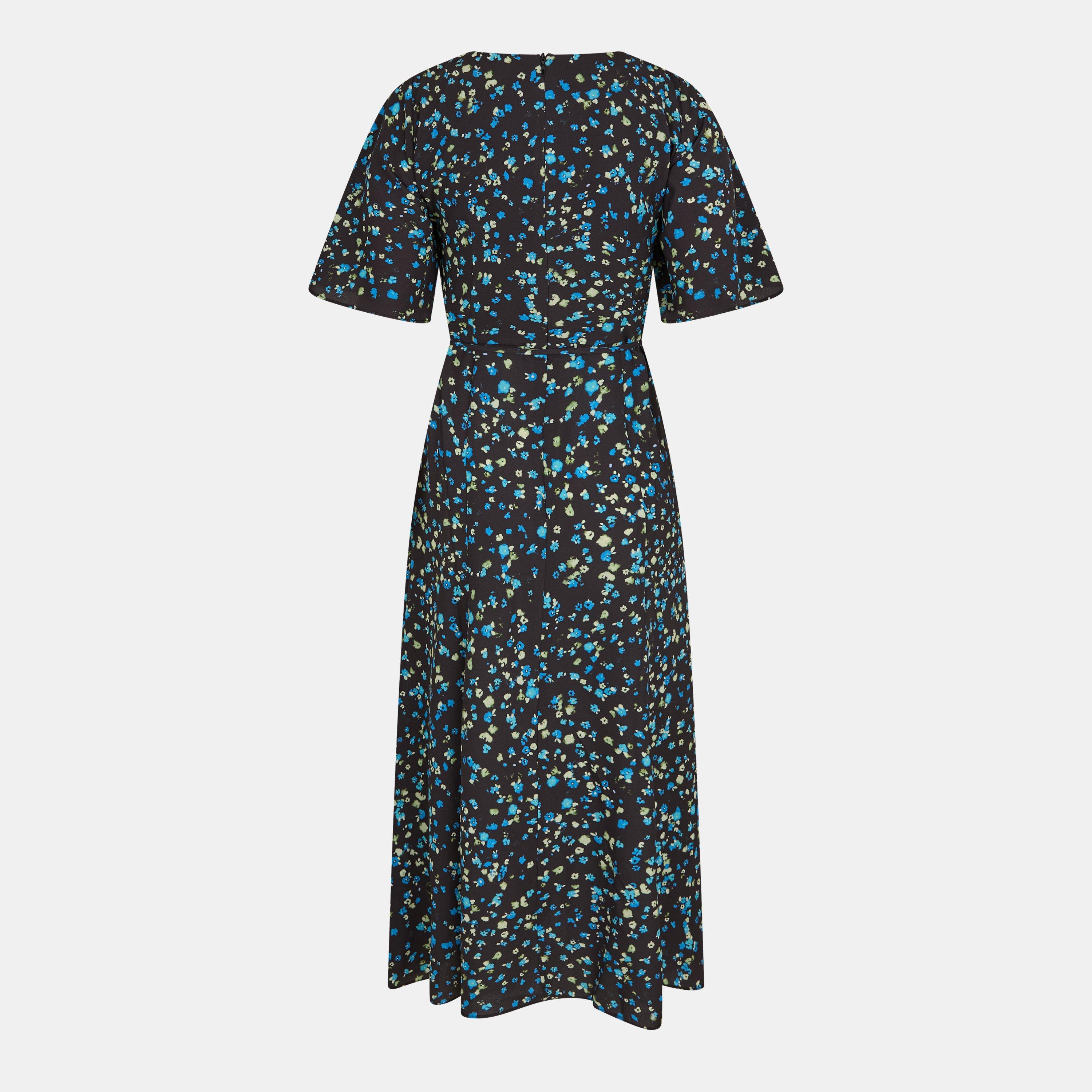Black Multi - French Connection - Women's Shea Tea Dress - 2