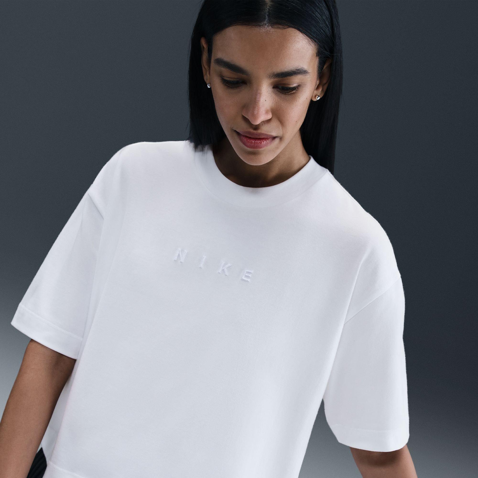 Branco - Nike - Nike W Nsw Luxe Ss T Ld99 - 4