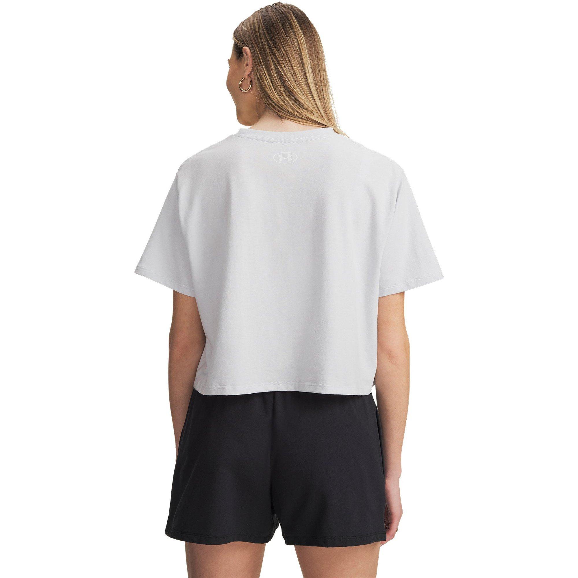 Grijs/Wit - Under Armour - UA Rival Boxy Tee Ld63 - 2