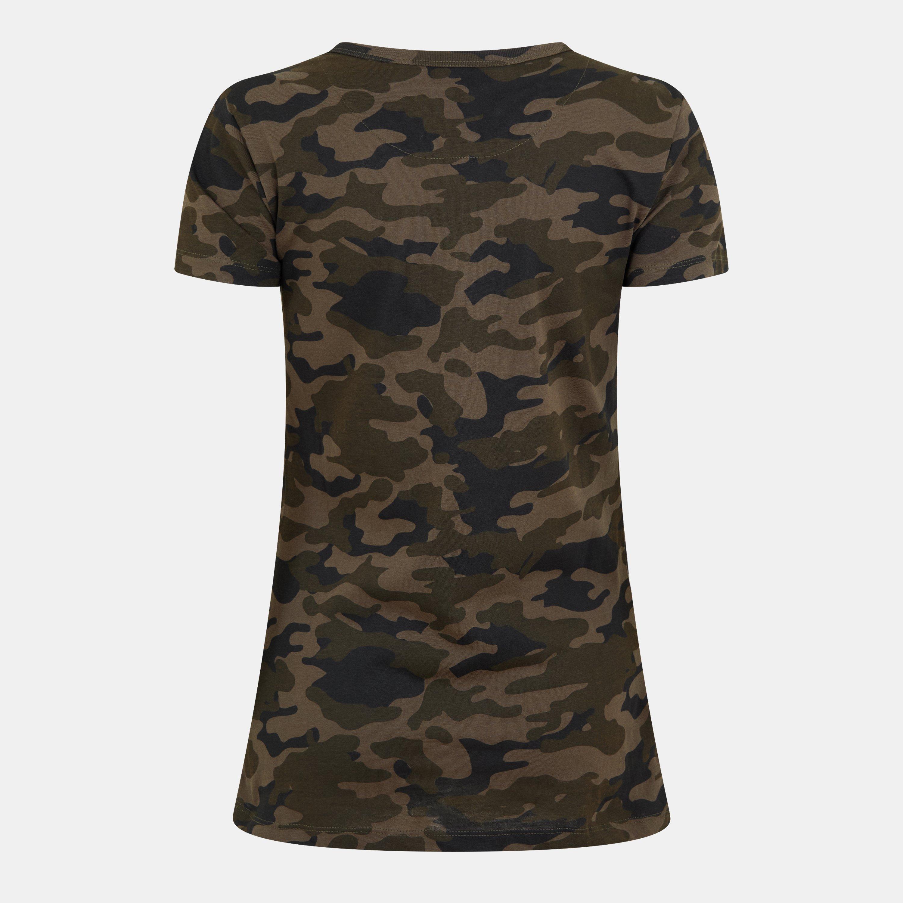 Camo Print - Brave Soul - Crew Neck T-shirt - 2