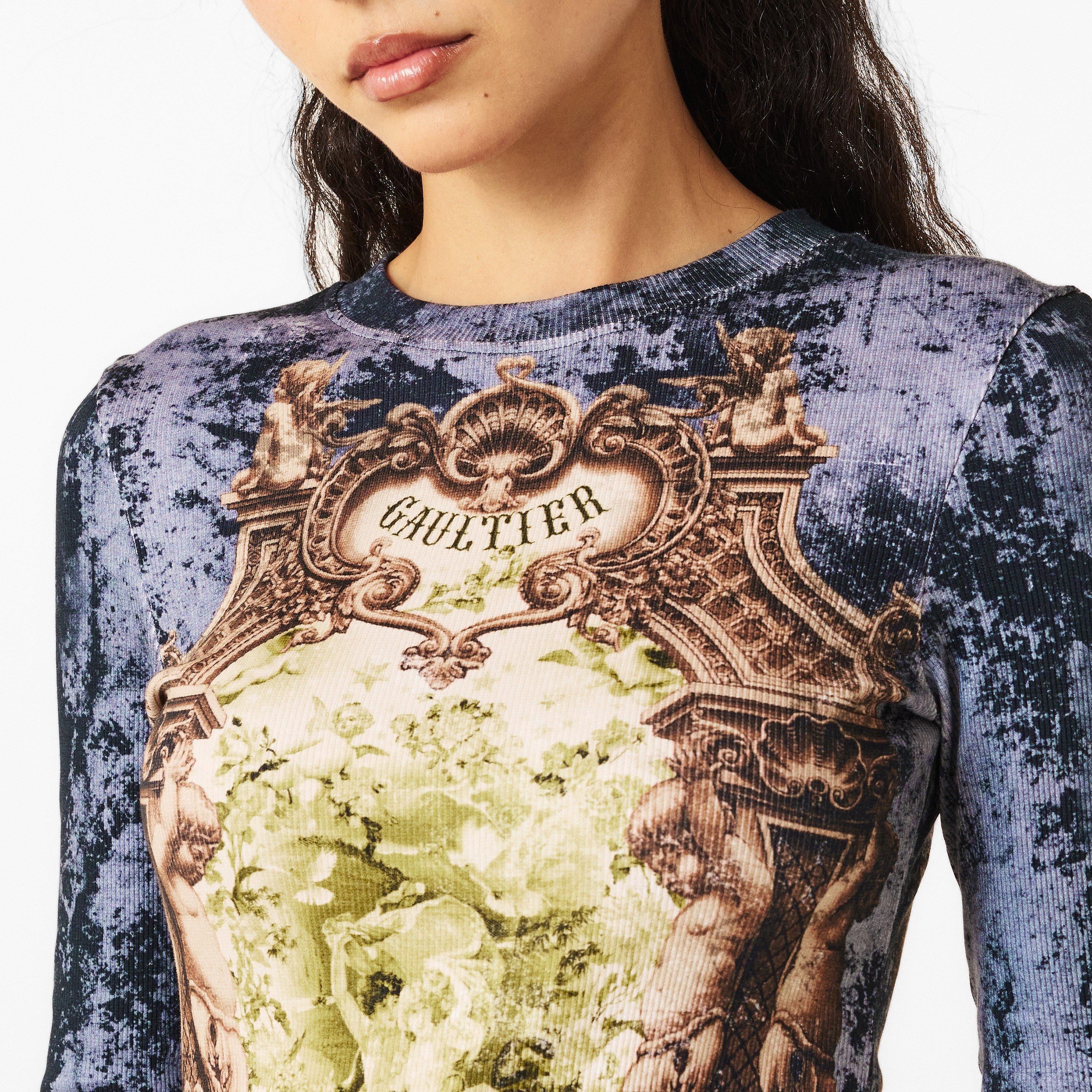 Blk/Blue/Grn - Jean Paul Gaultier - Women's Maxi Dress - 5