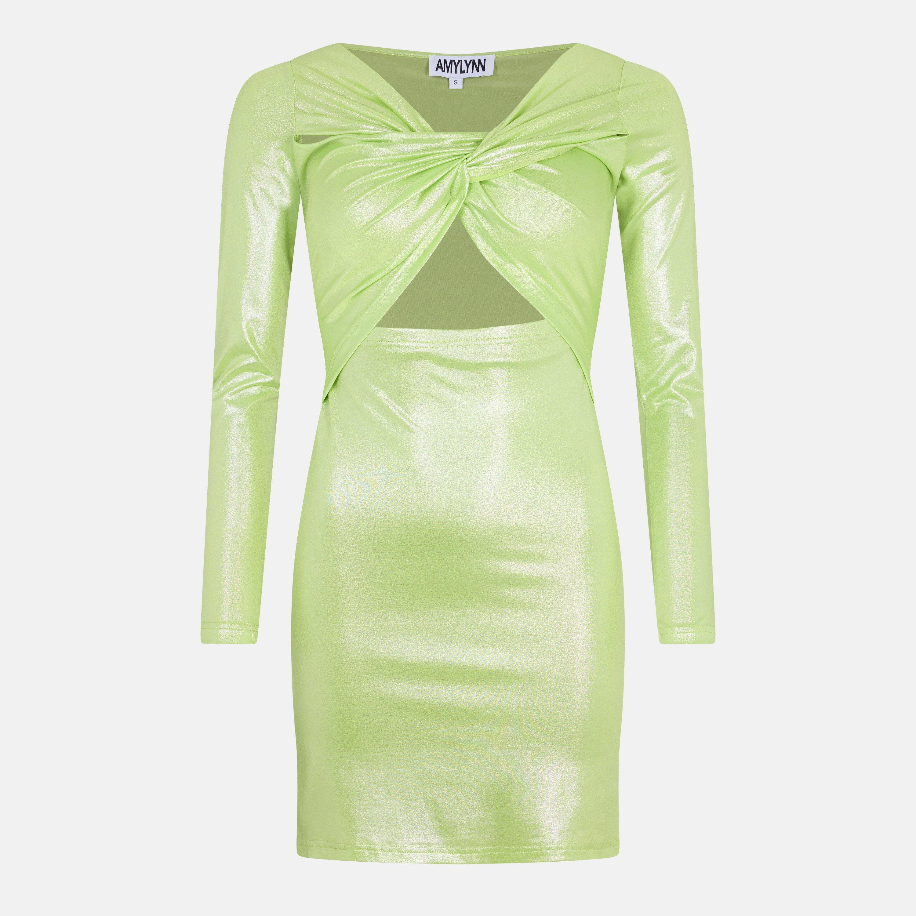 Green - AmyLynn - Women's Mini Dress - 1