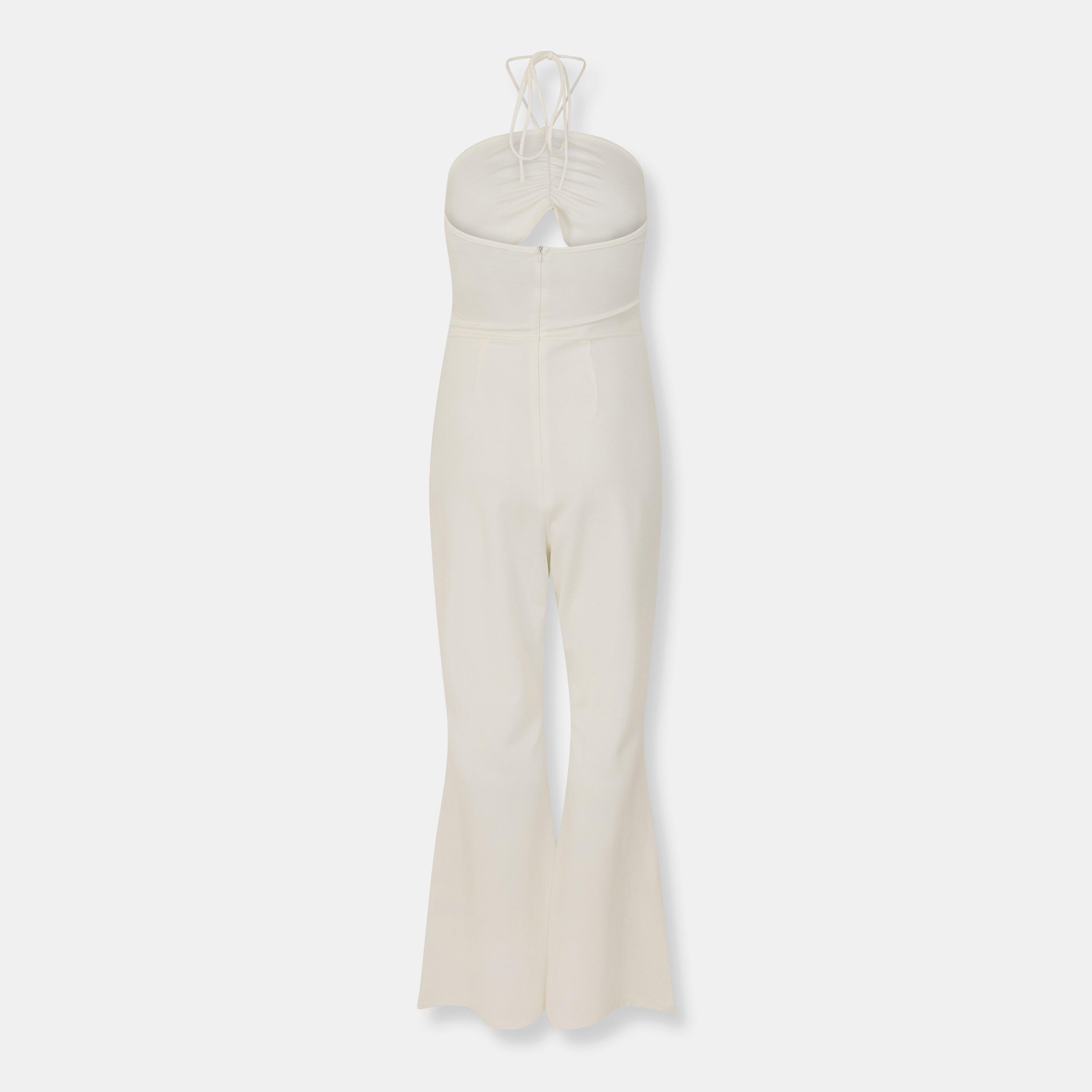 White - AmyLynn - Jersey Jumpsuit - 2