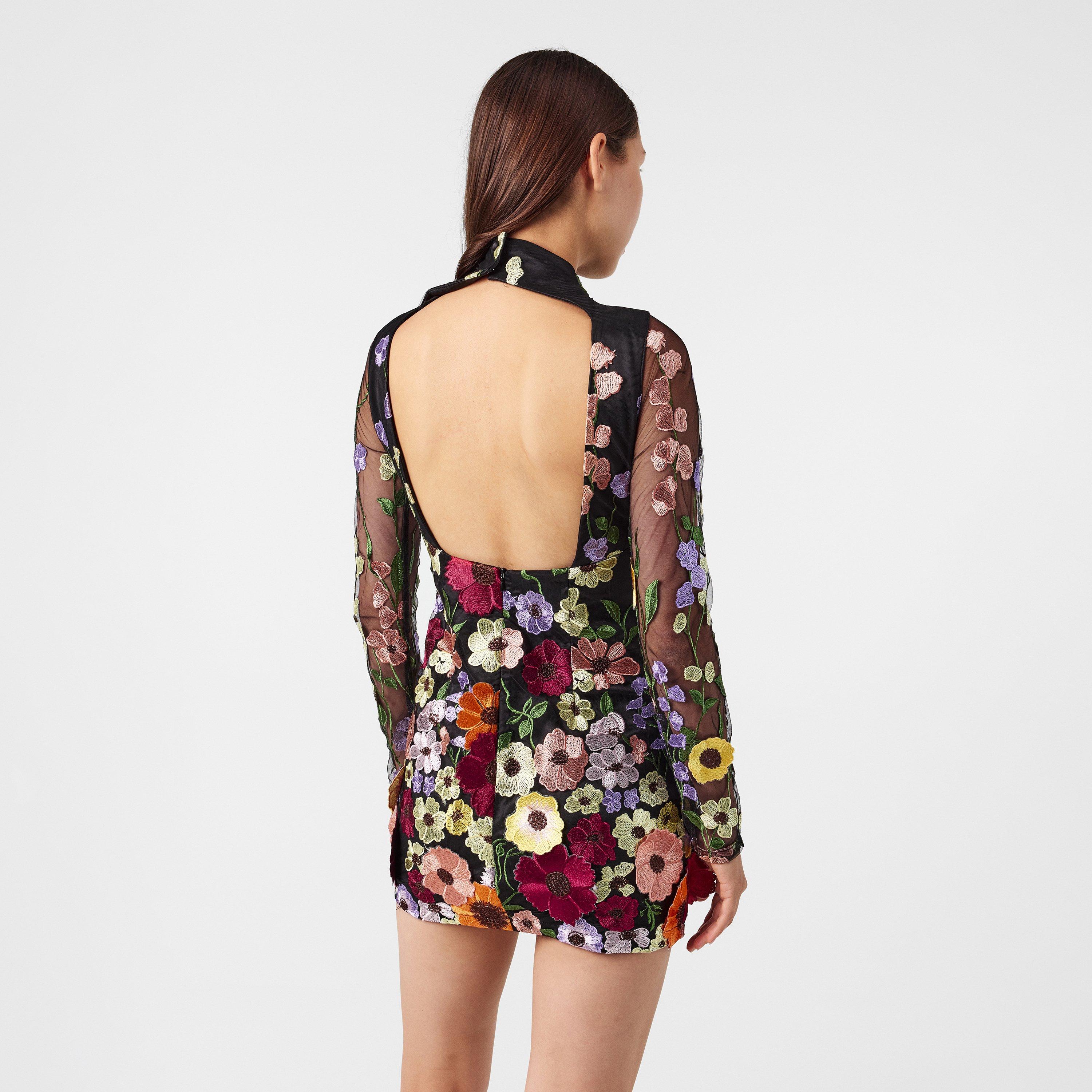 Multi - AmyLynn - Floral Mini Dress - 4