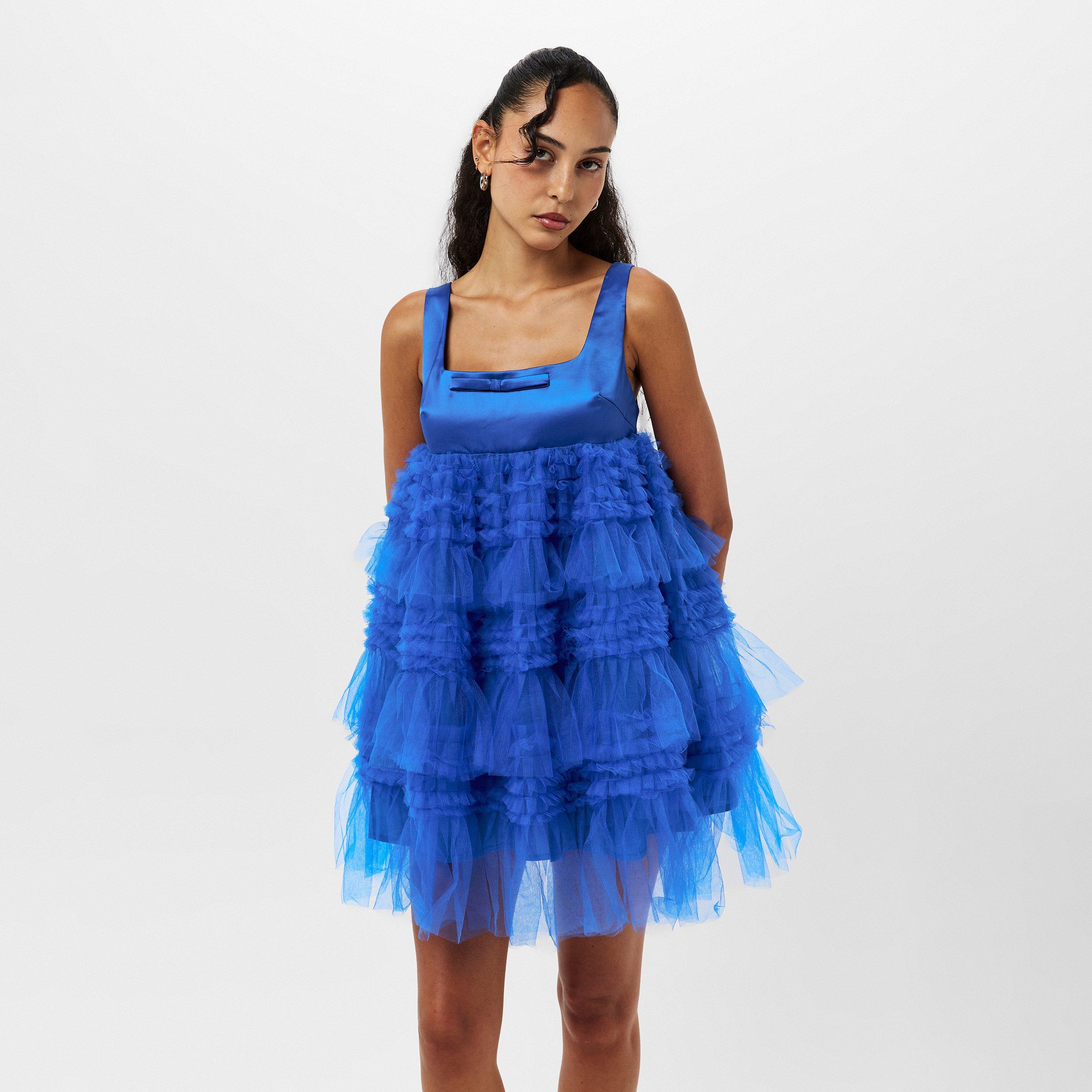 Blue - AmyLynn - Tulle Mini Dress - 3