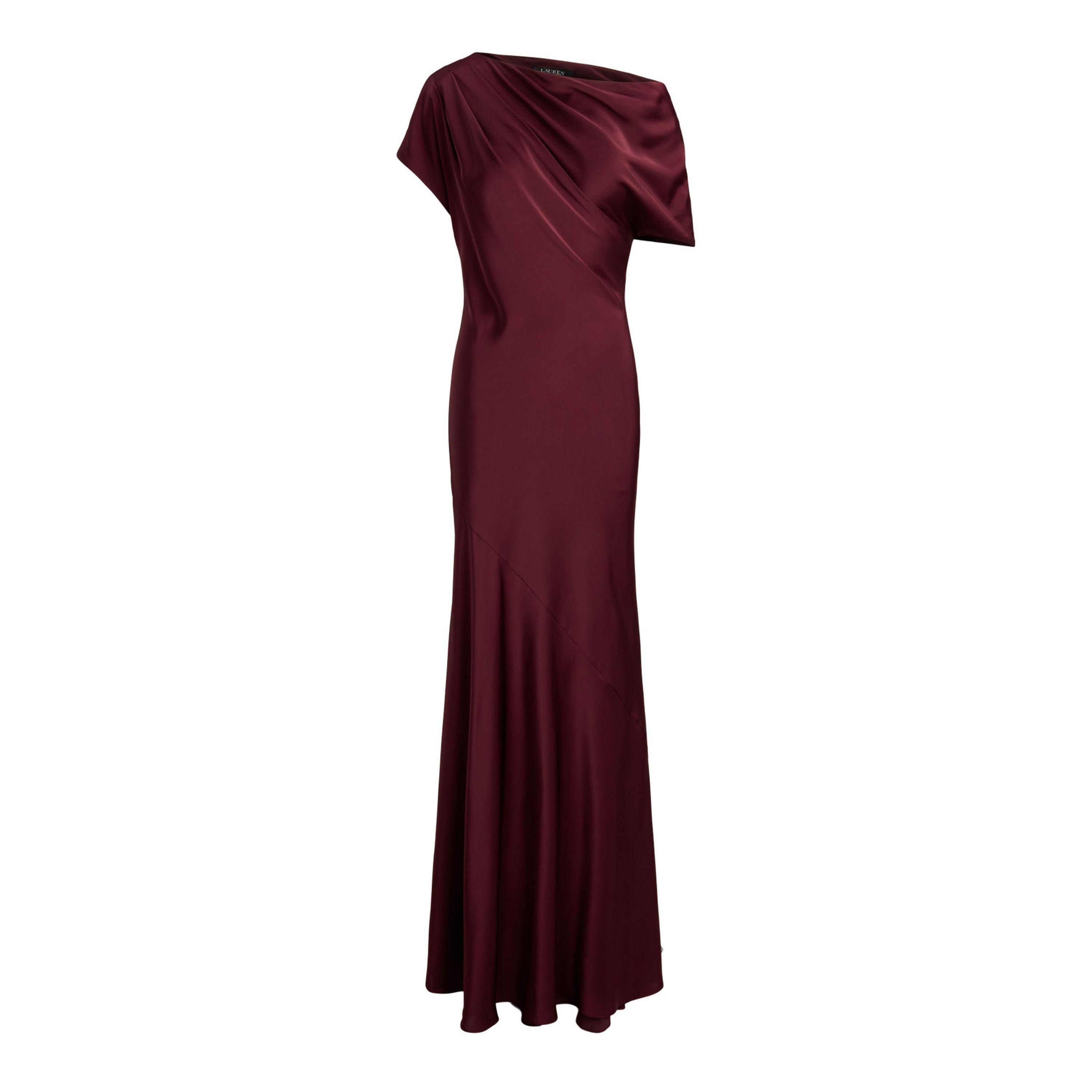 Dark Garnet - Lauren by Ralph Lauren - Women's Neagan Ball Gown - 1
