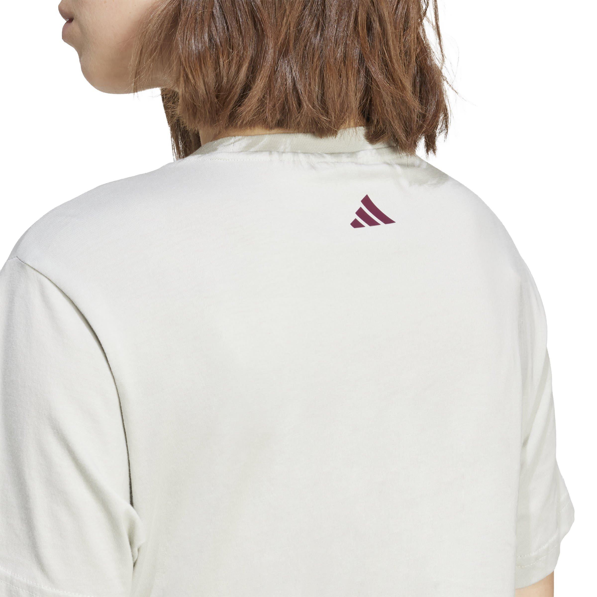 Ash Silver - adidas - adidas X Farm Graphic Womens Tee - 5
