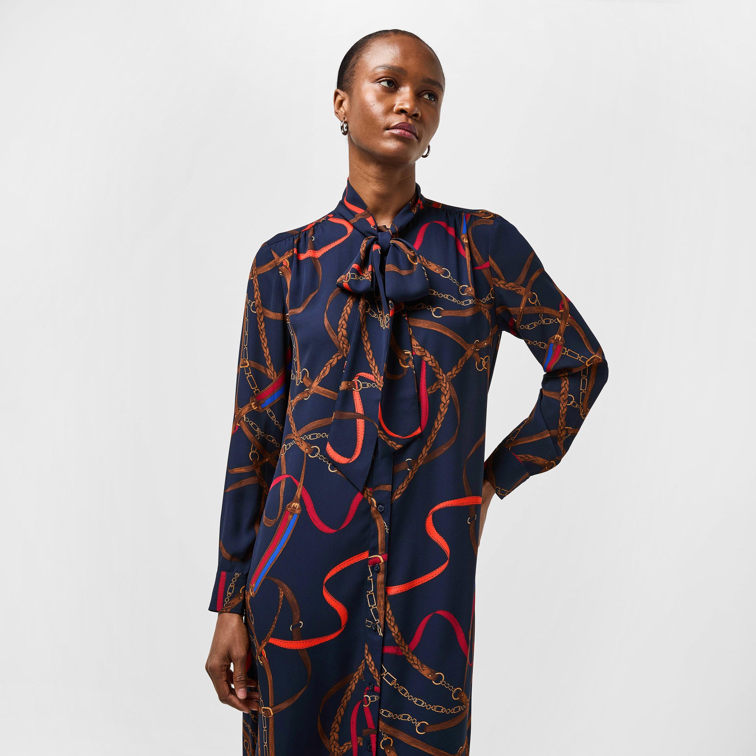 Navy Multi - Lauren by Ralph Lauren - LRL Cadulah Drs Ld05 - 3