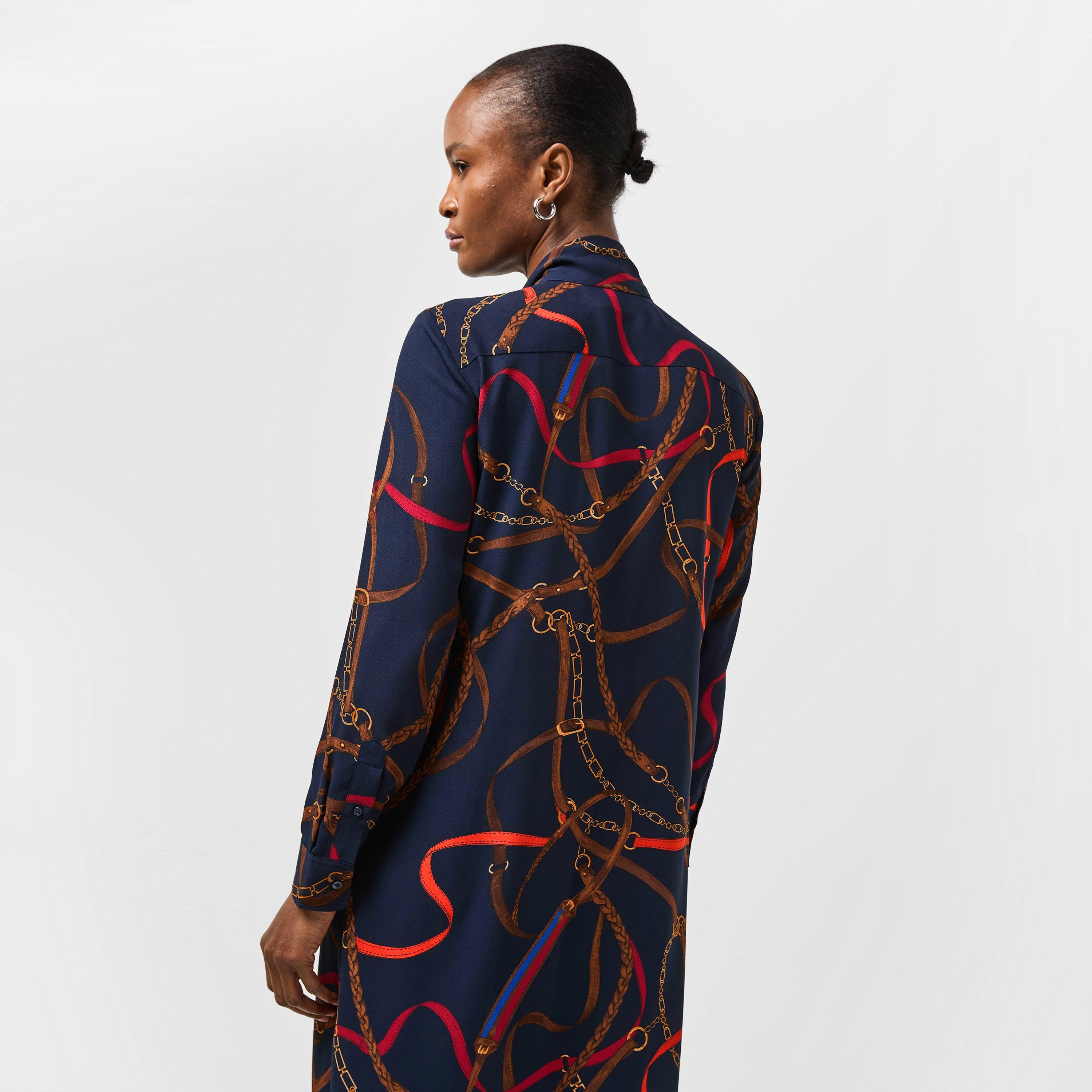 Navy Multi - Lauren by Ralph Lauren - LRL Cadulah Drs Ld05 - 4