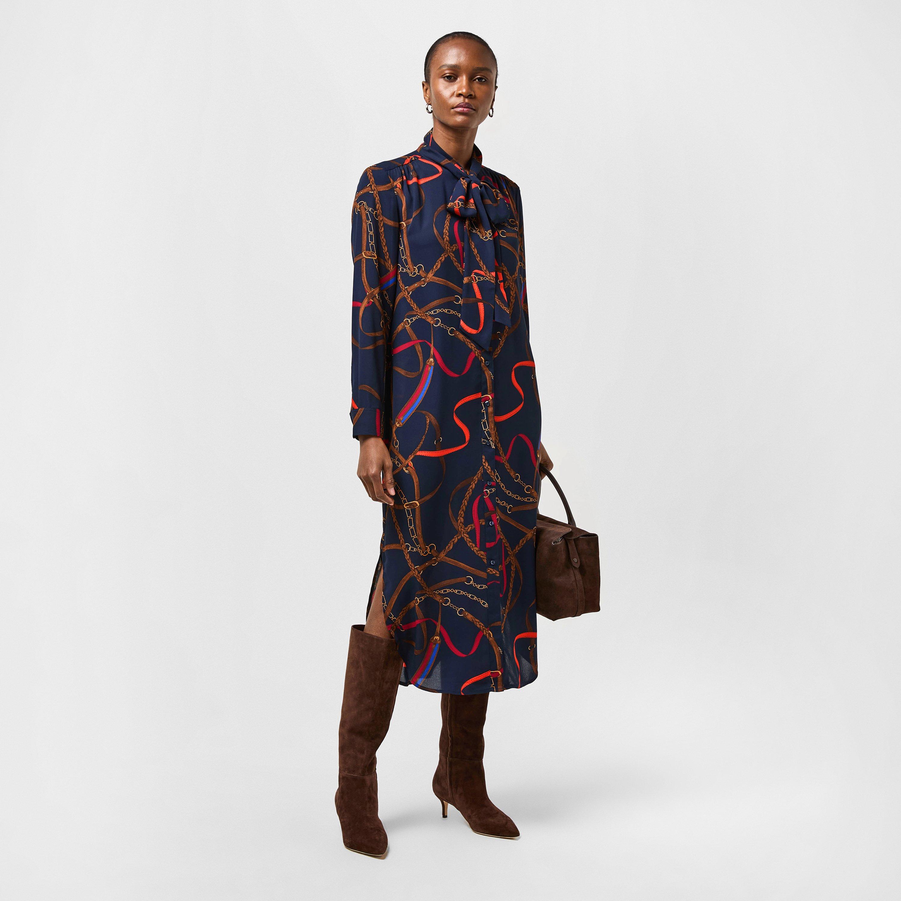 Navy Multi - Lauren by Ralph Lauren - LRL Cadulah Drs Ld05 - 6