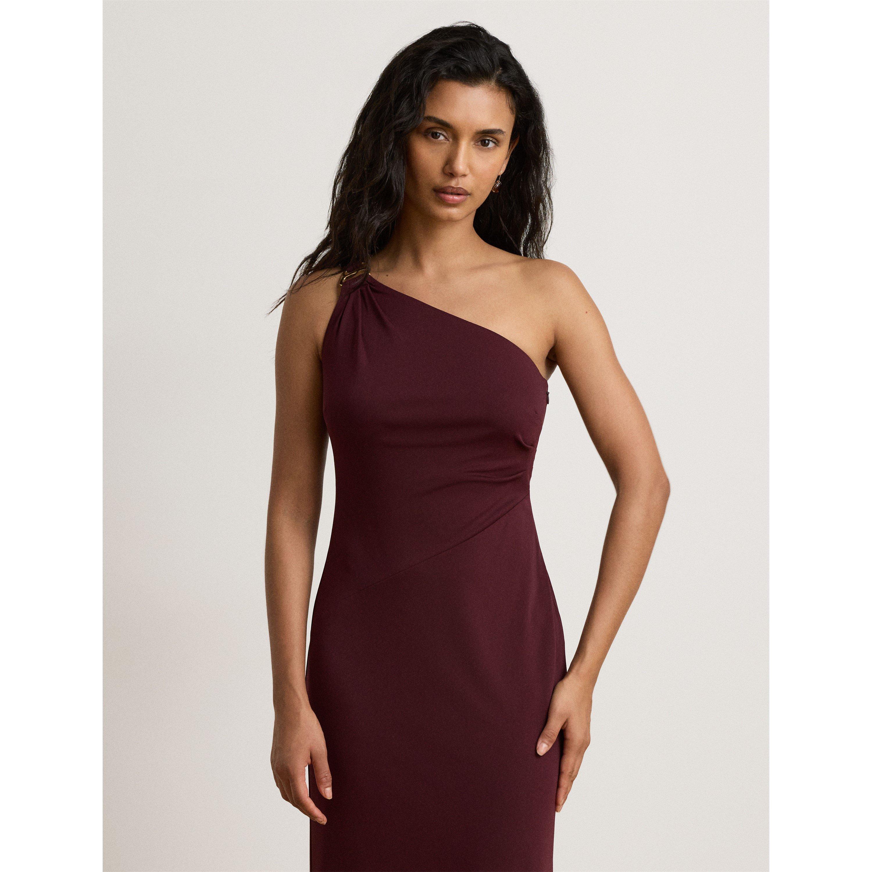 DARK GARNET - Lauren by Ralph Lauren - Women's Belina Ball Gown - 2