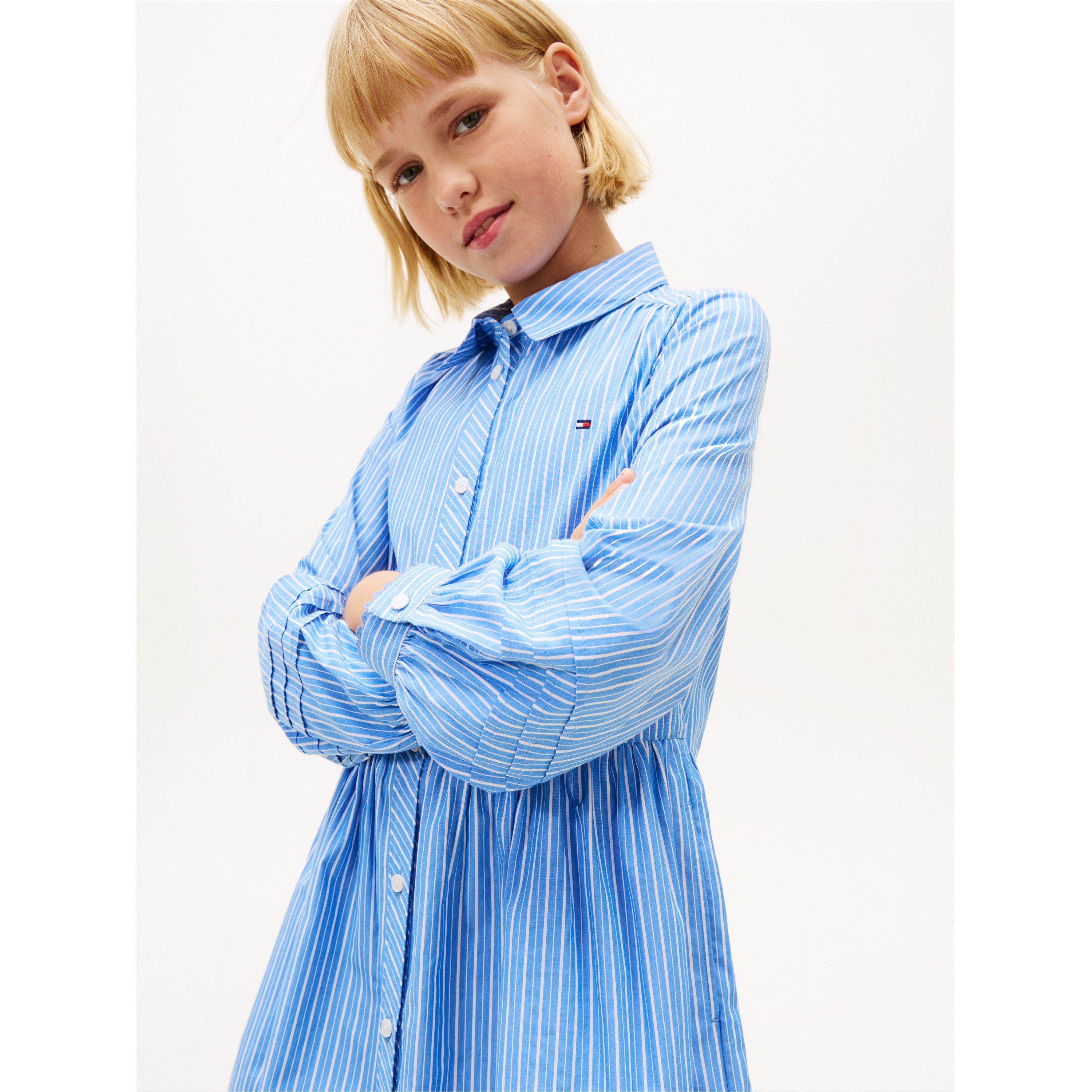 Svijetloplave pruge - Tommy Hilfiger - Tommy Ithica Sh Drss Jn62 - 3