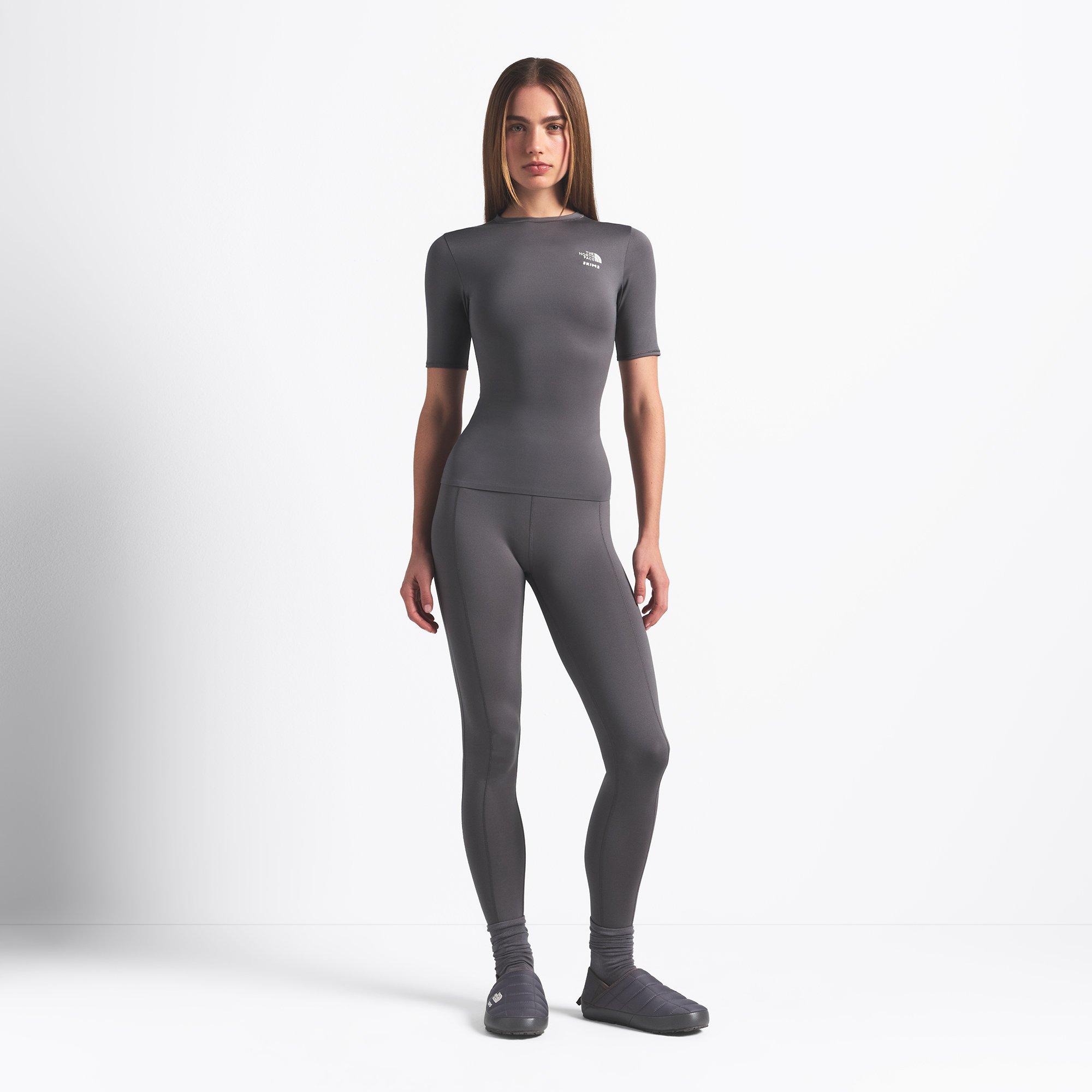SK Gunmetal - TNF x Skims - Womens Refina Short Sleeve Top - 5