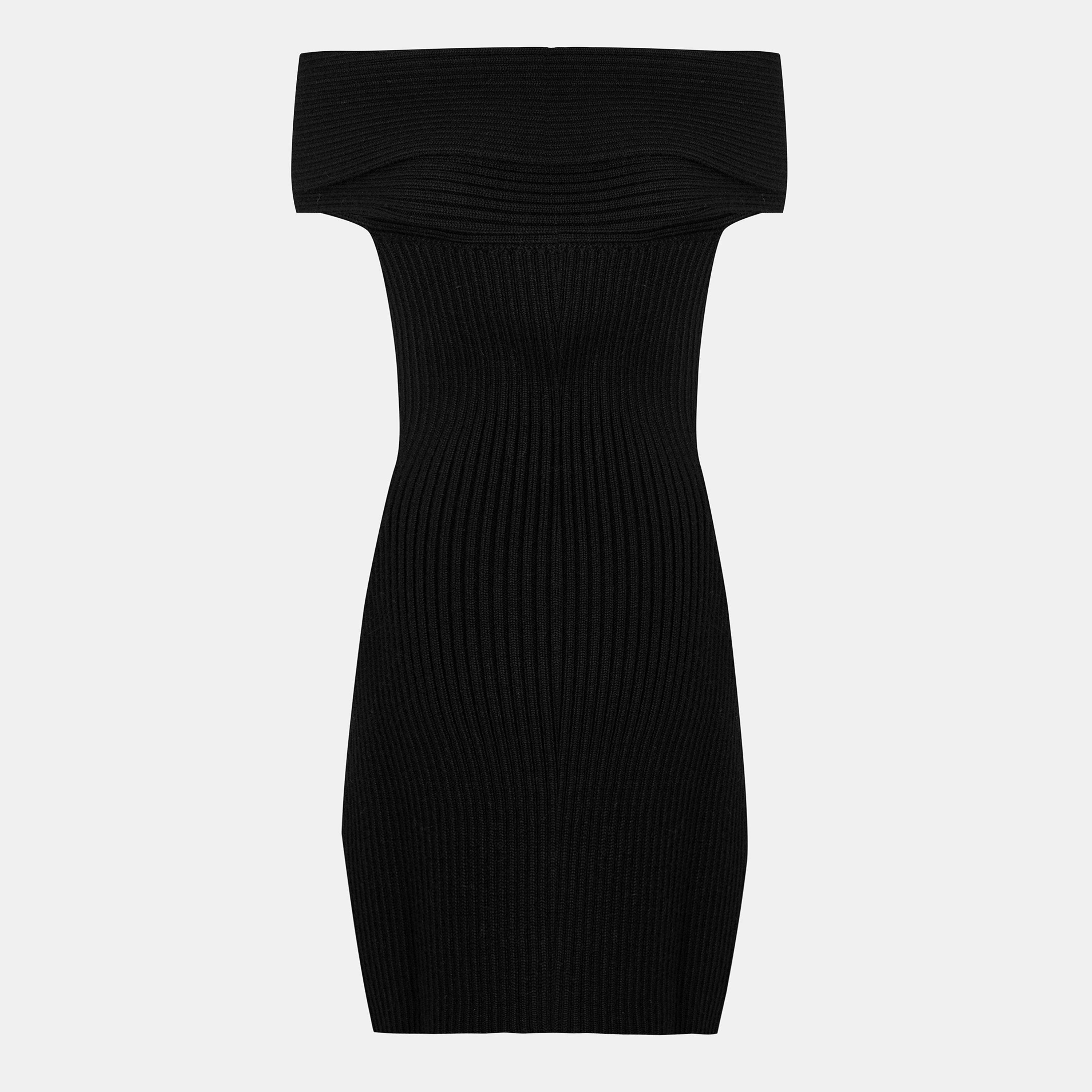 GIVENCHY Women's Off Shoulder Mini Dress - Black - Size 38 (UK 10)