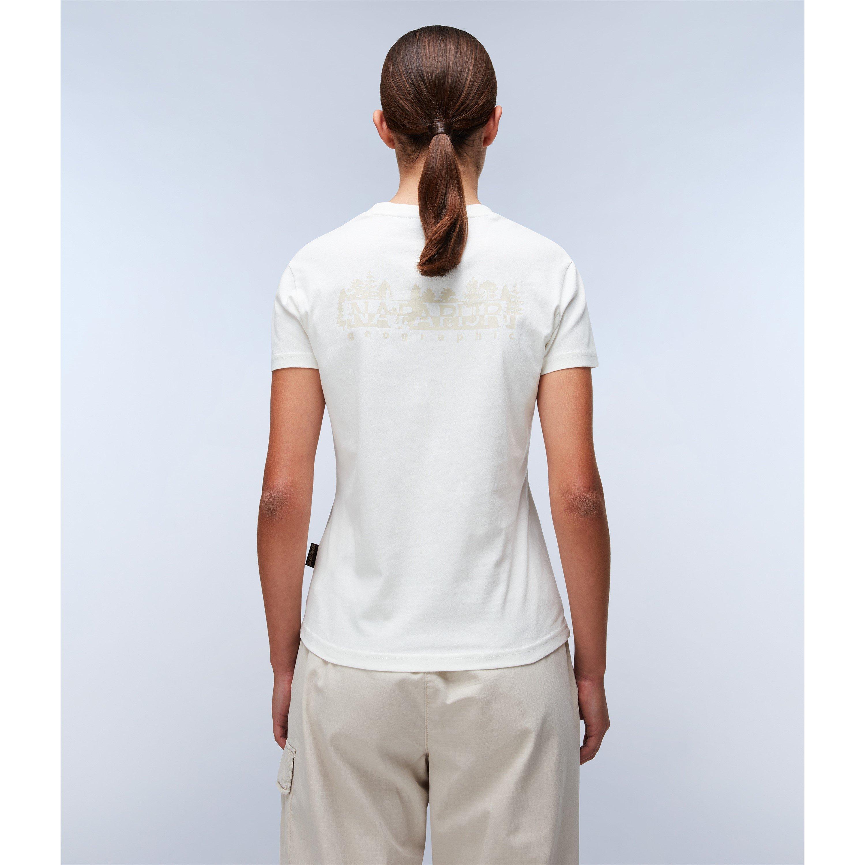 White Heron - Napapijri - Women's Blanche Short-Sleeve Regular Fit T-Shirt - 4