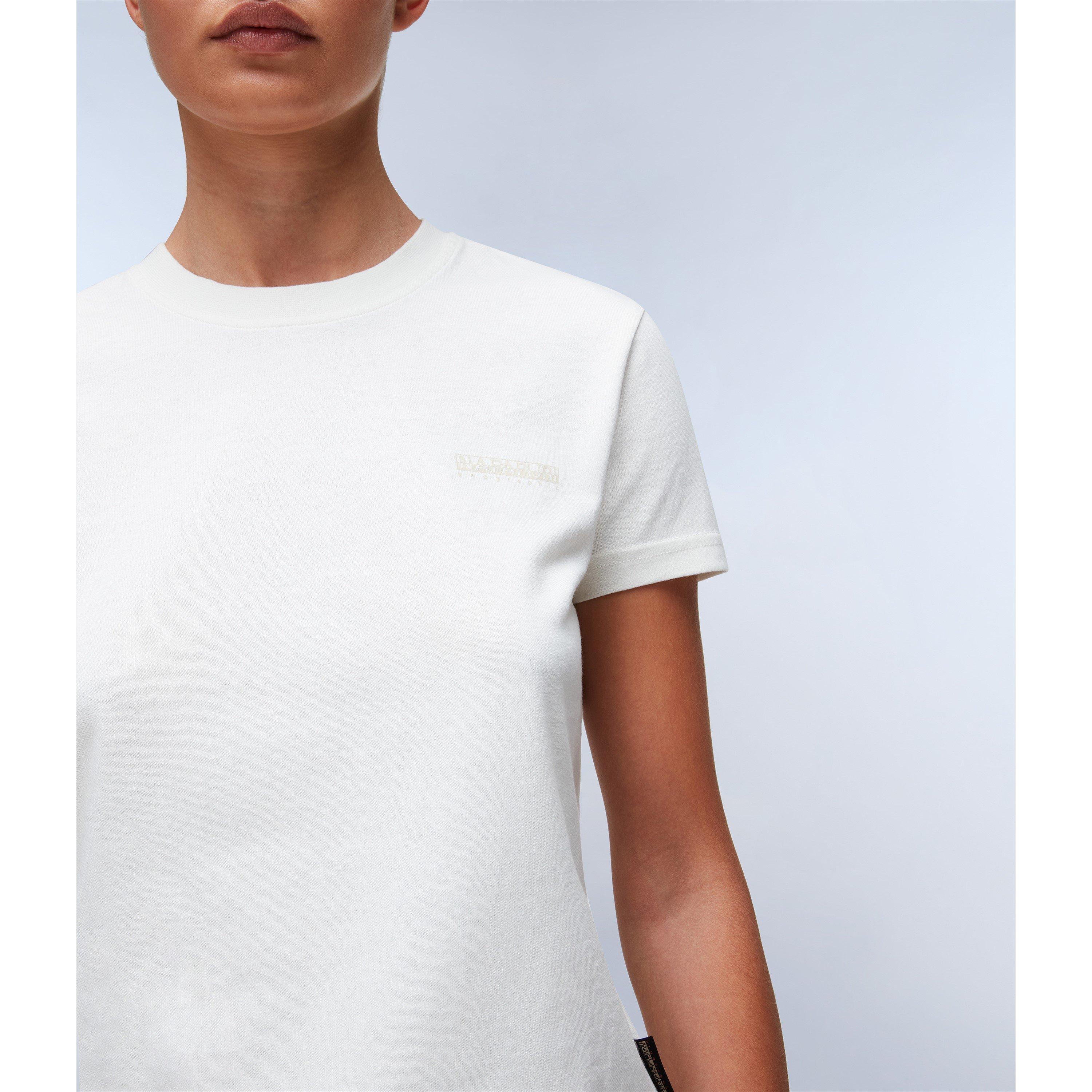 White Heron - Napapijri - Women's Blanche Short-Sleeve Regular Fit T-Shirt - 5