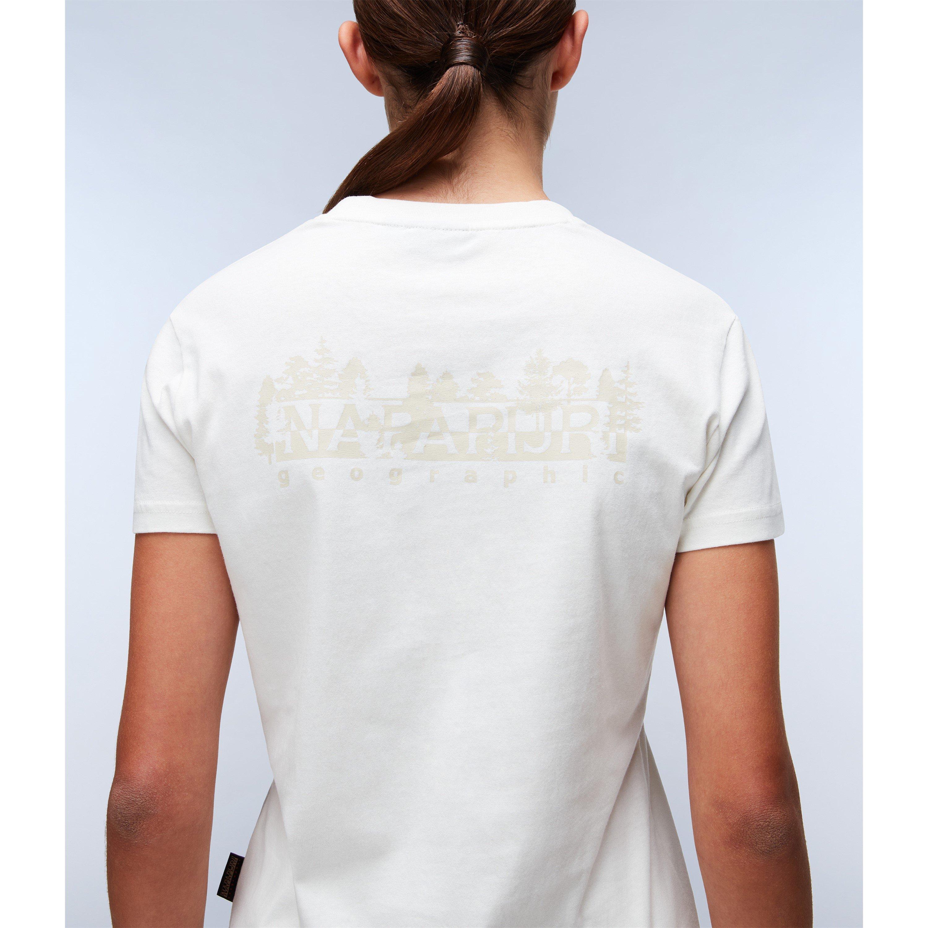 White Heron - Napapijri - Women's Blanche Short-Sleeve Regular Fit T-Shirt - 6