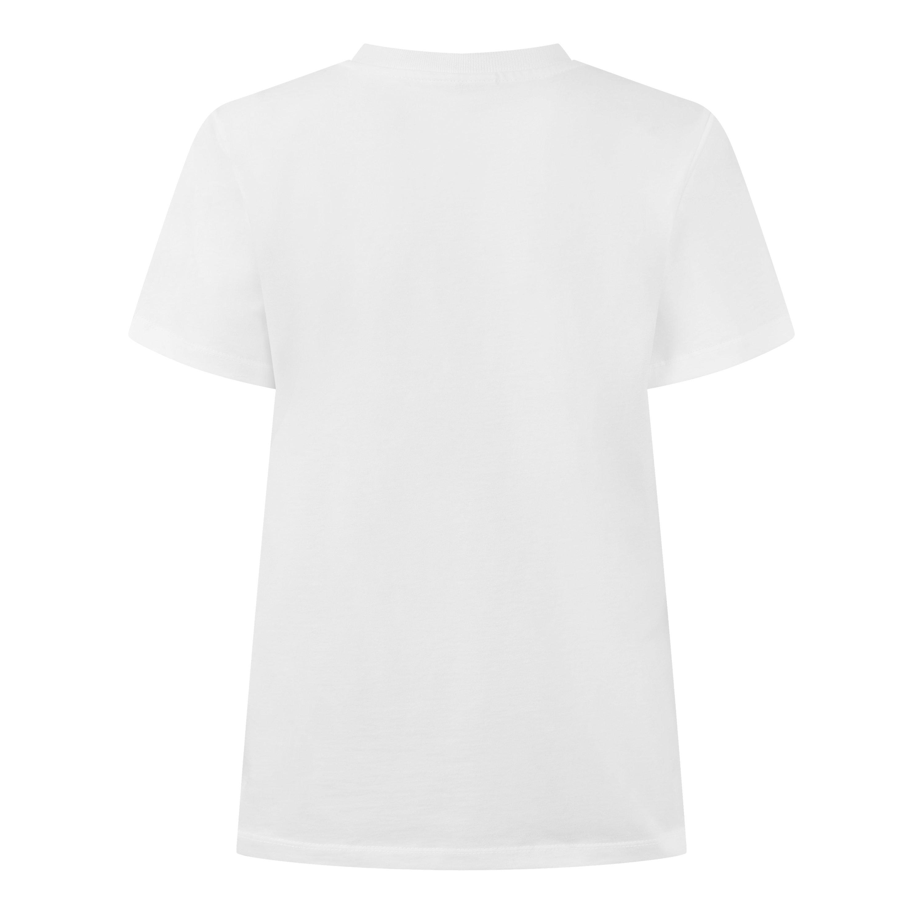Bright White - Ganni - Women's Zebra Boot T-Shirt - 2